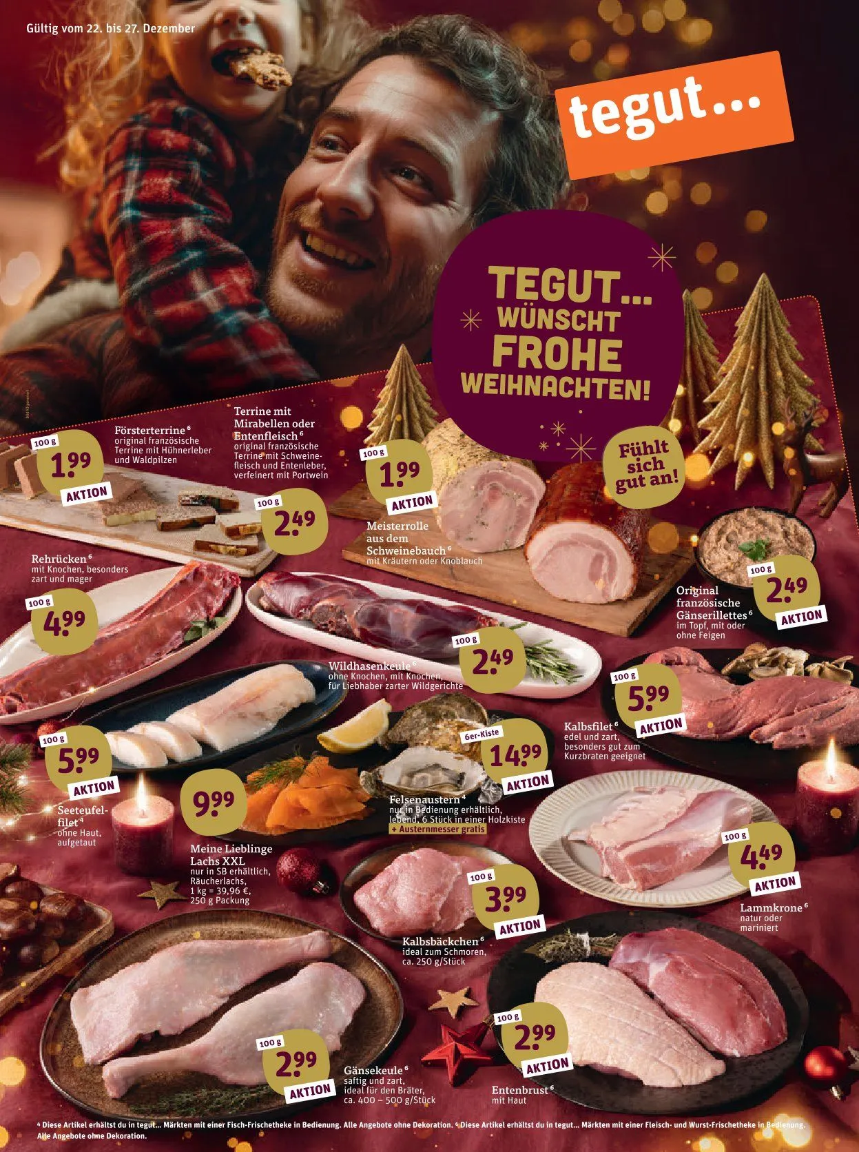 tegut... Angebote von 22. Dezember bis 27. Dezember 2025 - Prospekt seite 1