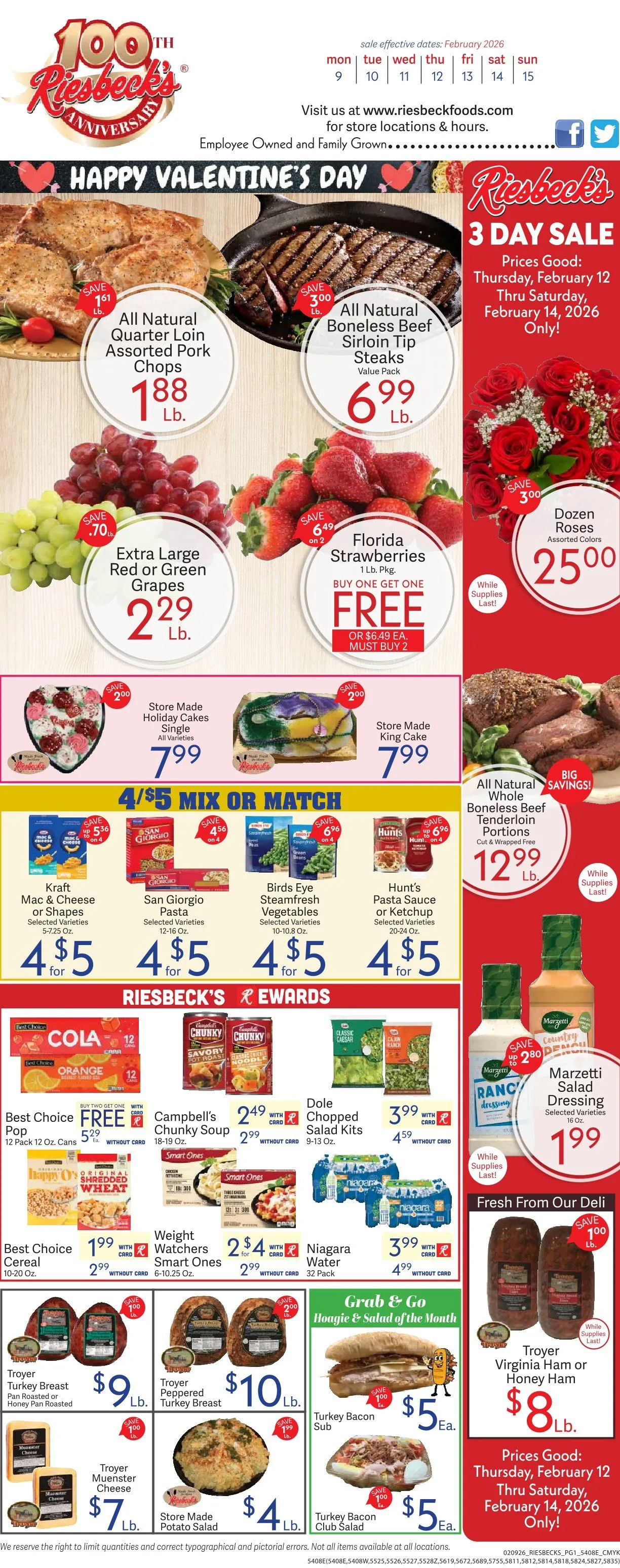 Weekly promotion Riesbeck Sales spanning from February 9 to February 15 2026 - Page  for Catalogue 365