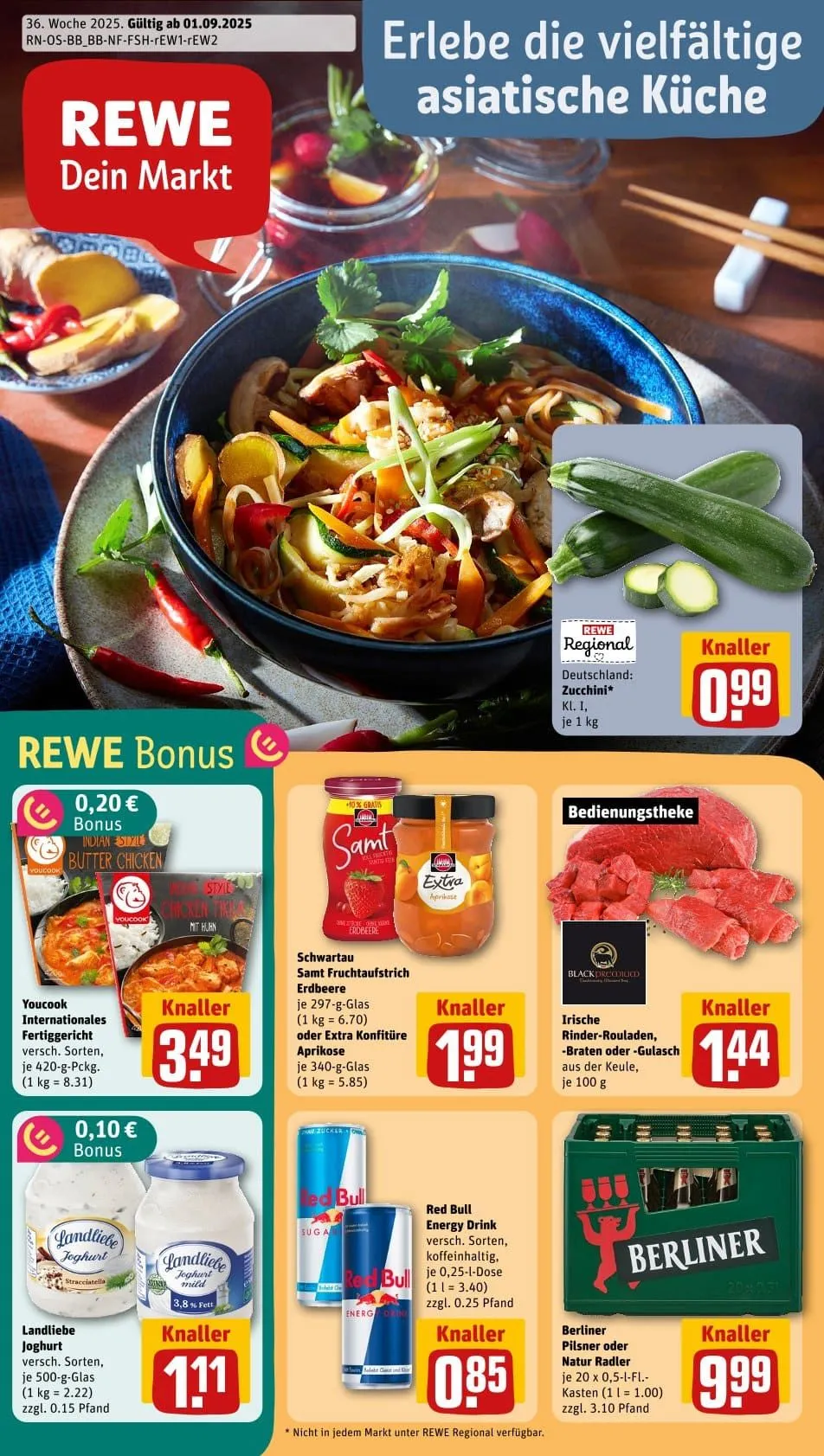REWE Angebote von 1. September bis 7. September 2025 - Prospekt seite 