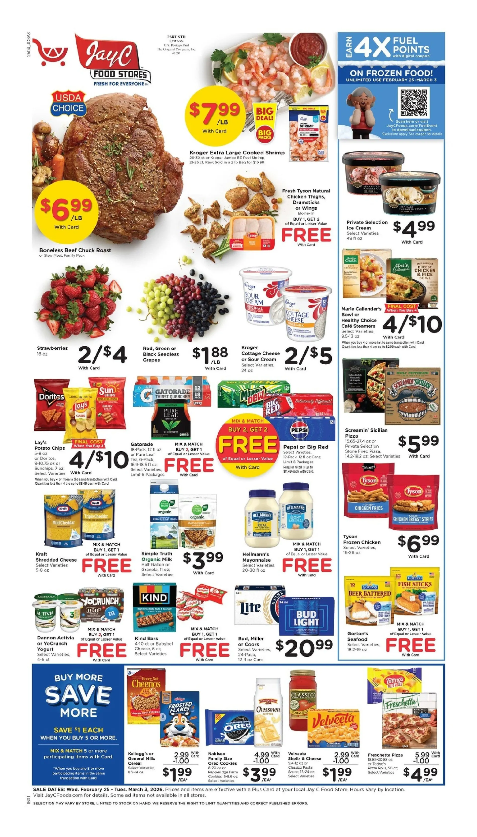 Weekly ad Jay C Food Stores Sales from February 26 to March 4 2026 - Page 