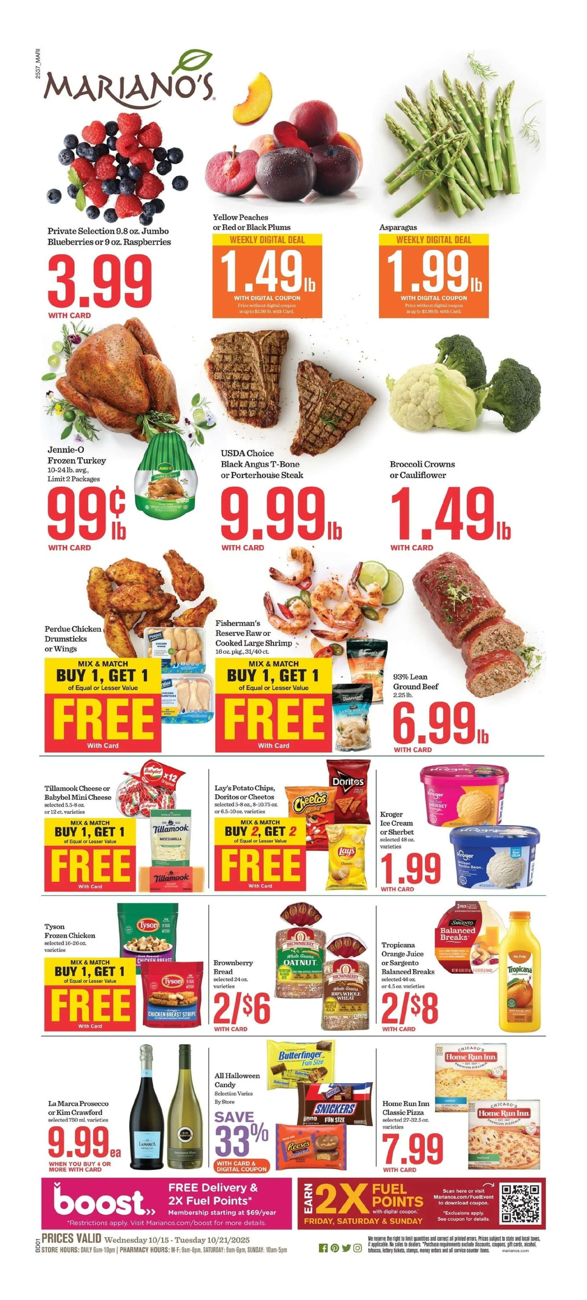 Weekly ad Mariano's Sales from October 15 to October 22 2025 - Page 1