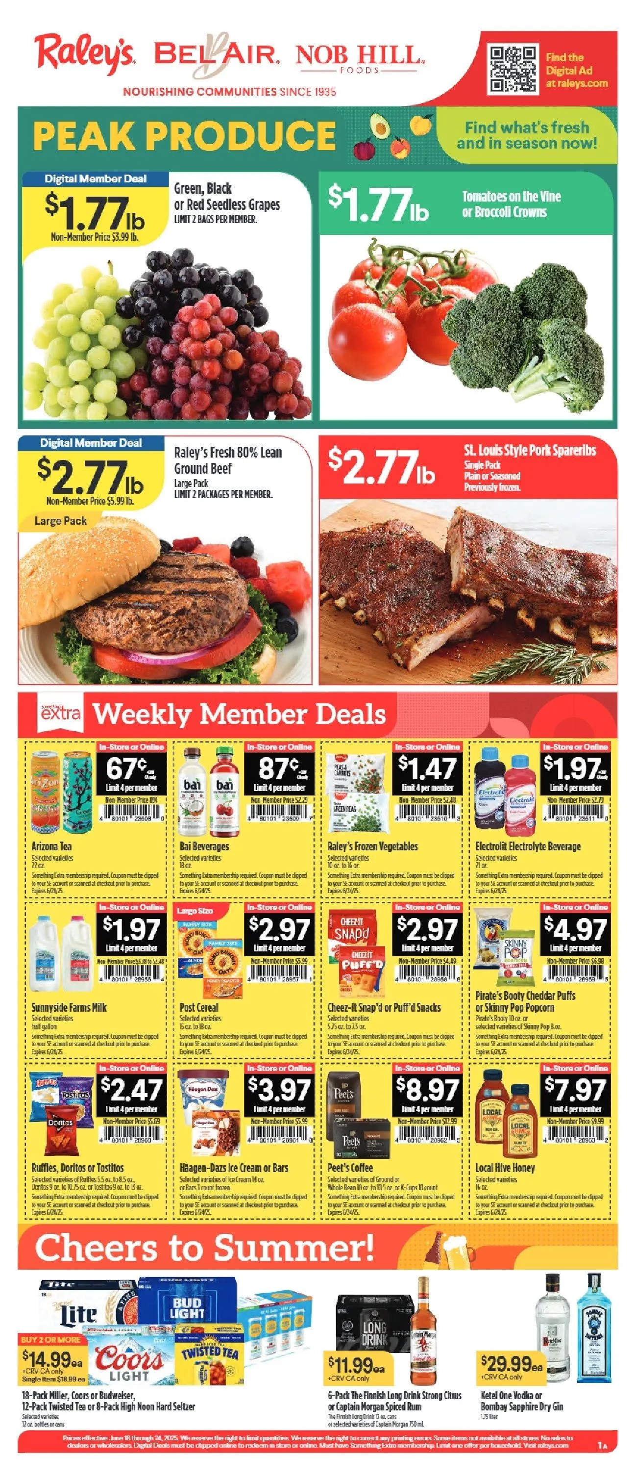 Weekly ad Raley's Sales from June 18 to June 24 2025 - Page