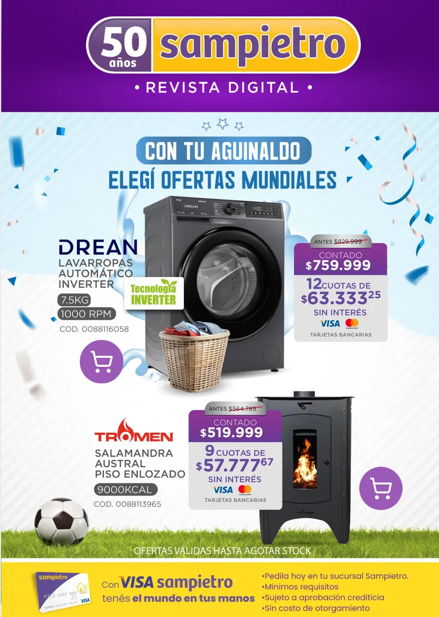 Ofertas de Ofertas Sampietro 1 de julio al 31 de julio 2026 - Página 1 del catálogo