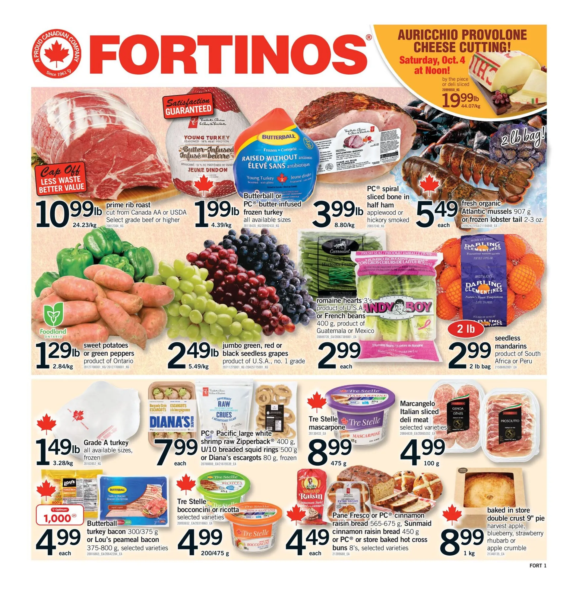 Fortinos Sales - October 2 October 8 2025