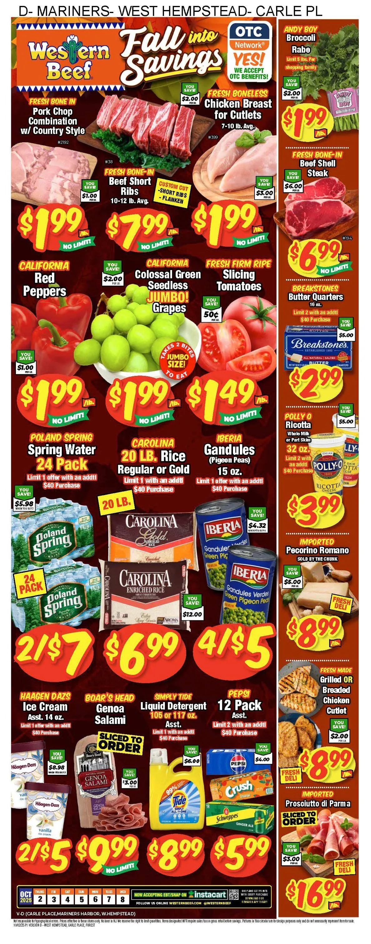 Weekly ad Western Beef Sales from October 2 to October 8 2025 - Page 1