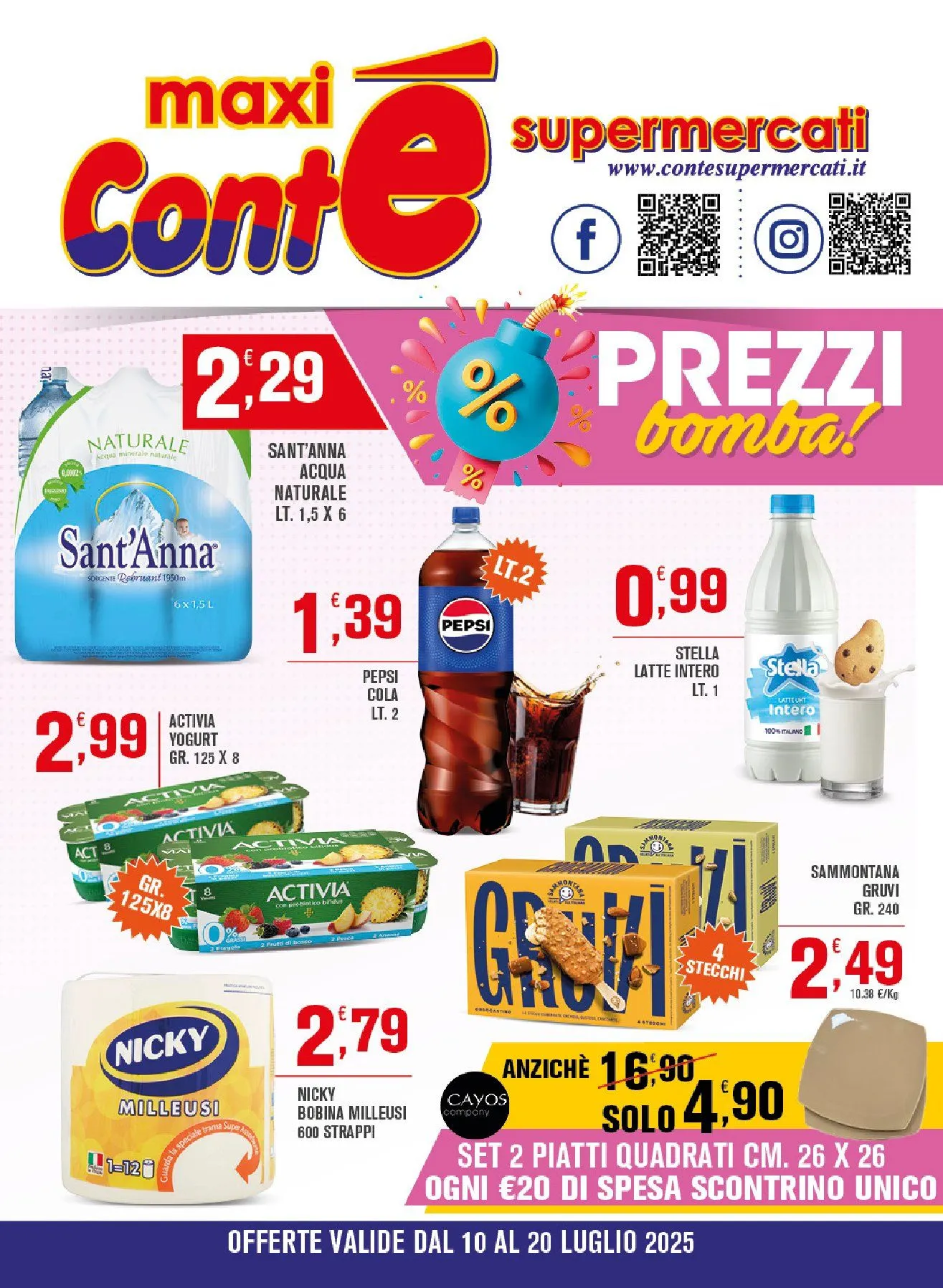  Volantini Conte Supermercati da 10 luglio a 20 luglio di 2025 - Pagina del volantino 