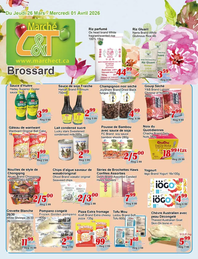 Marche C&T Sales from March 26 to April 1 2026 - flyer page 1