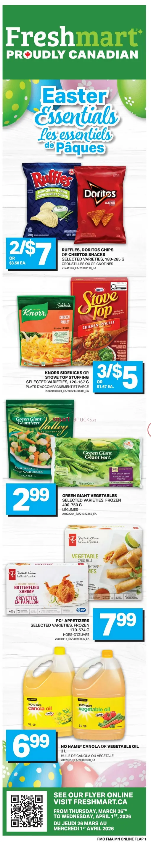 Freshmart Sales from March 26 to April 1 2026 - flyer page 1