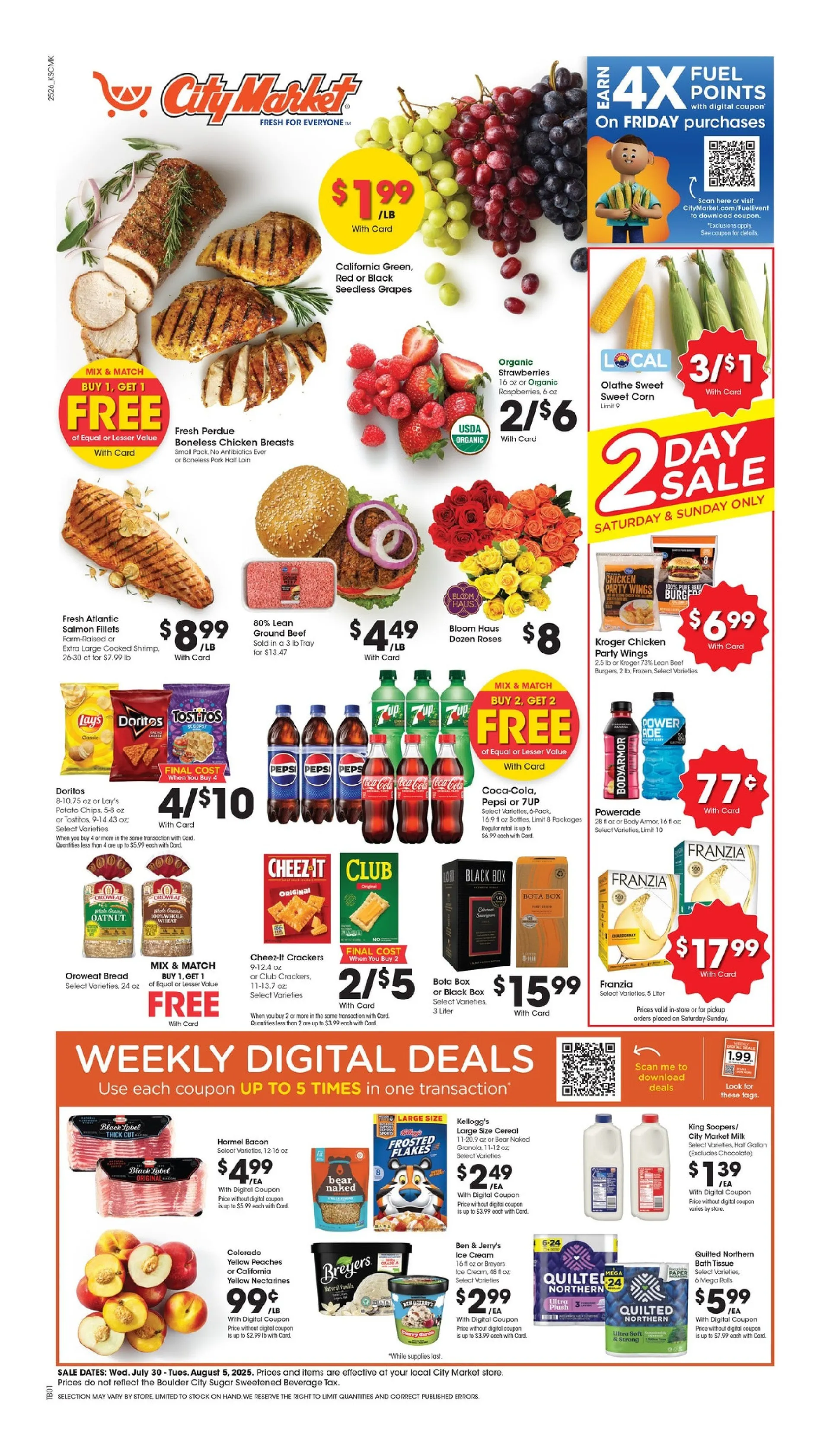 Weekly ad City Market Sales from July 30 to August 5 2025 - Page 1