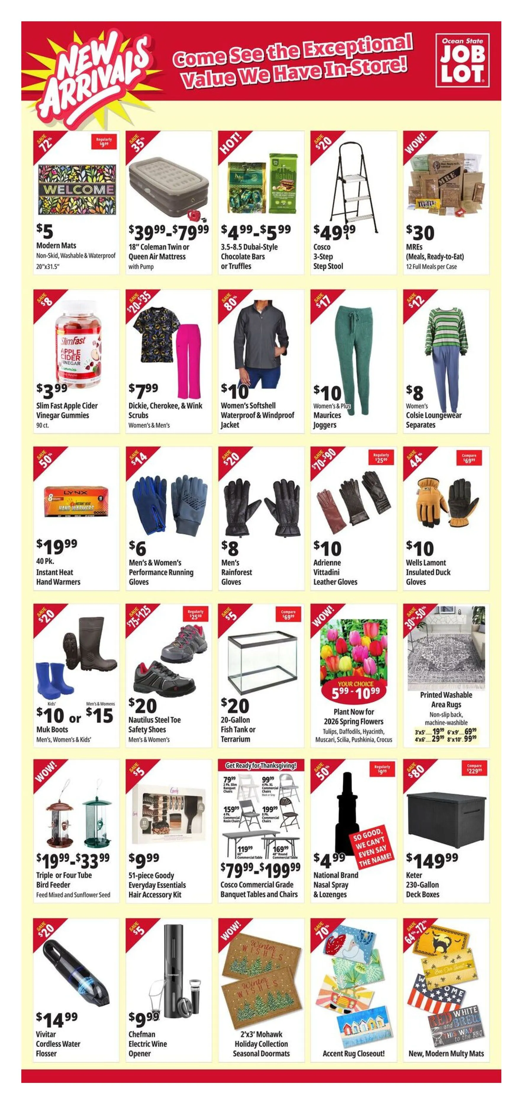 Weekly ad Ocean State Job Lot Sales from October 30 to November 12 2025 - Page 1