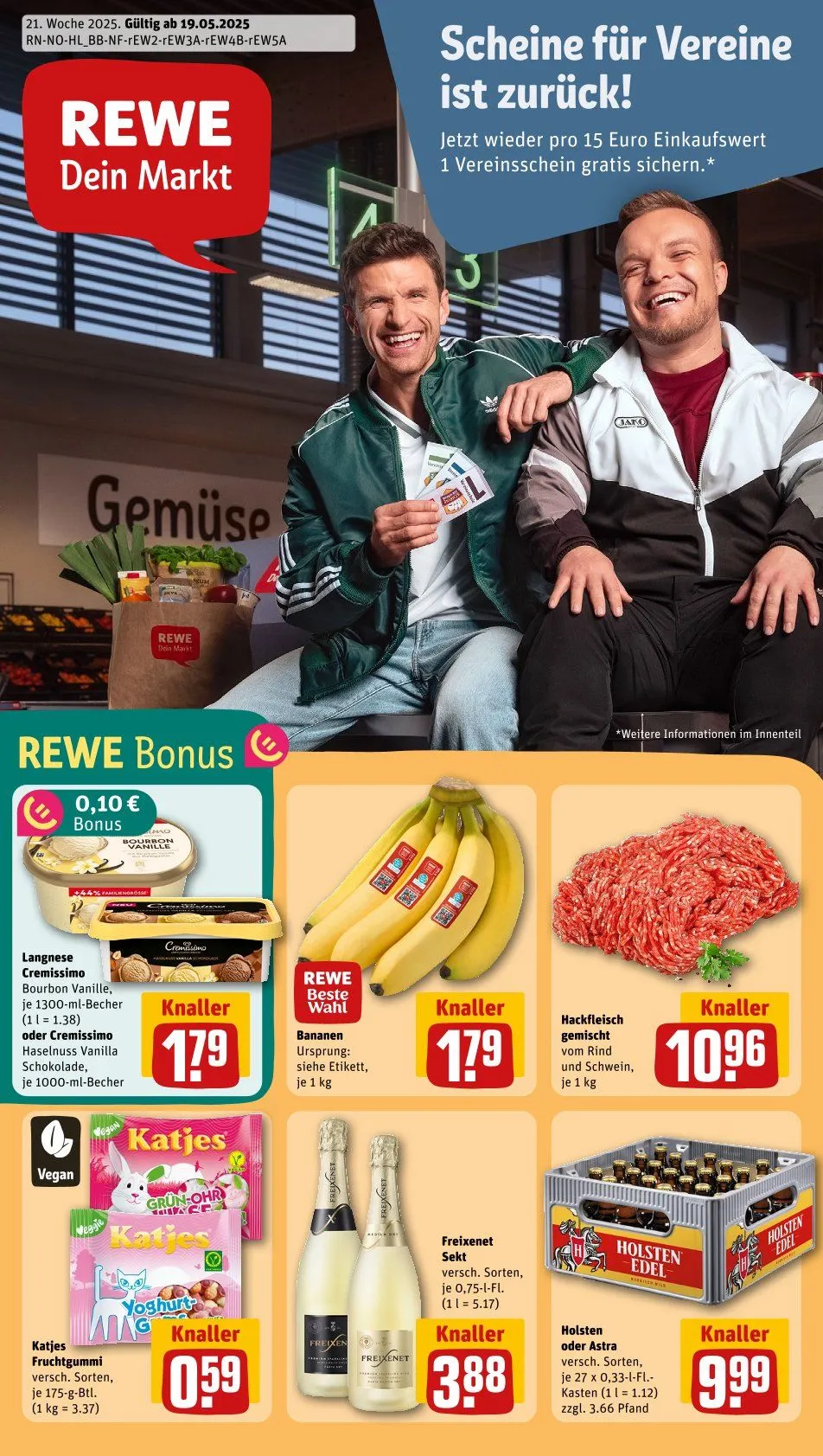 REWE Prospekt von 19. Mai bis 26. Mai 2025 - Prospekt seite 1