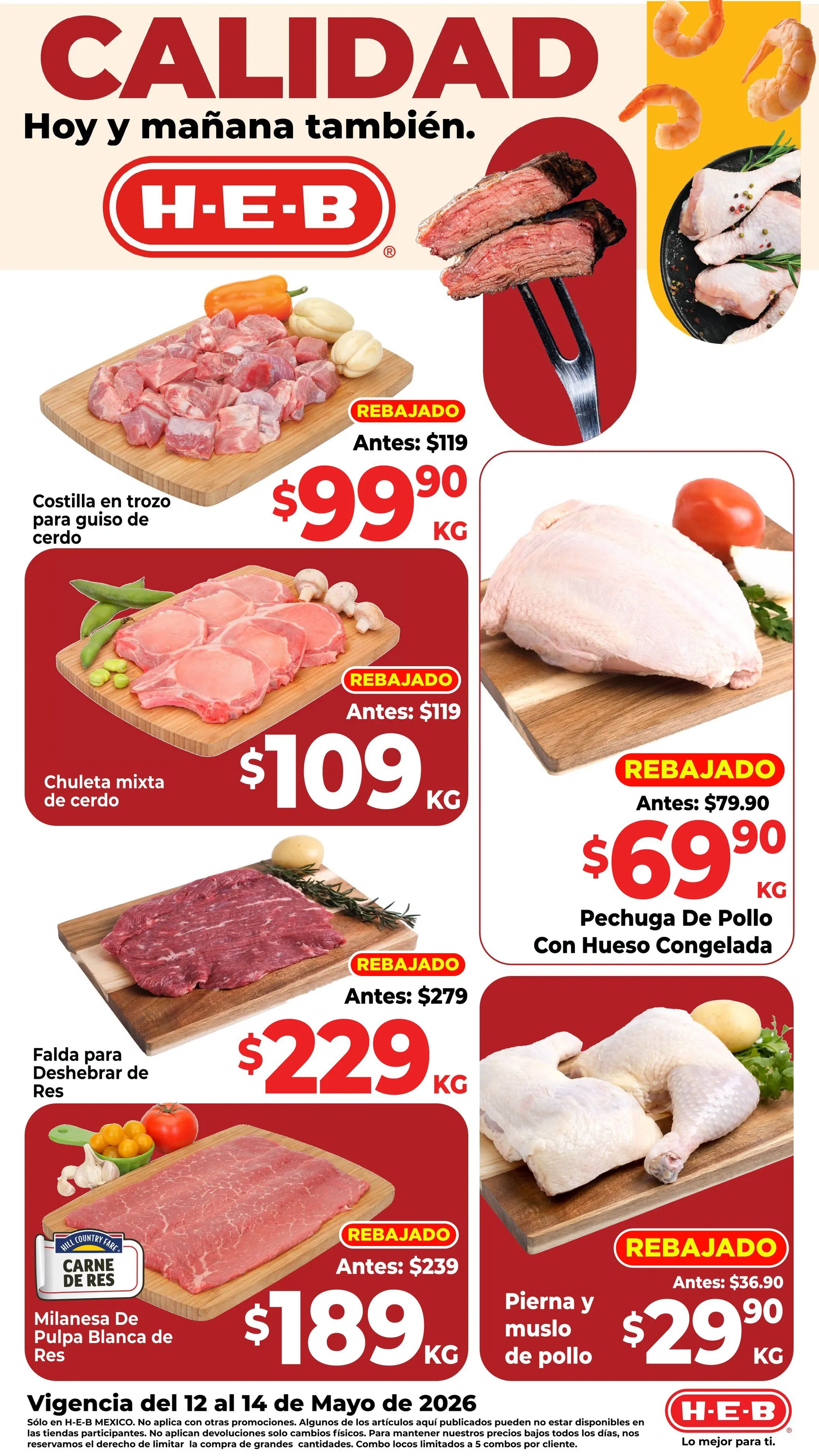Catálogo de  H-E-B Ofertas 12 de mayo al 14 de mayo 2026 - Pagina 1
