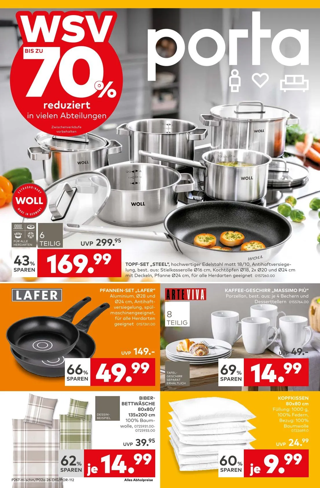 Porta Möbel Angebote von 12. Januar bis 18. Januar 2026 - Prospekt seite 1