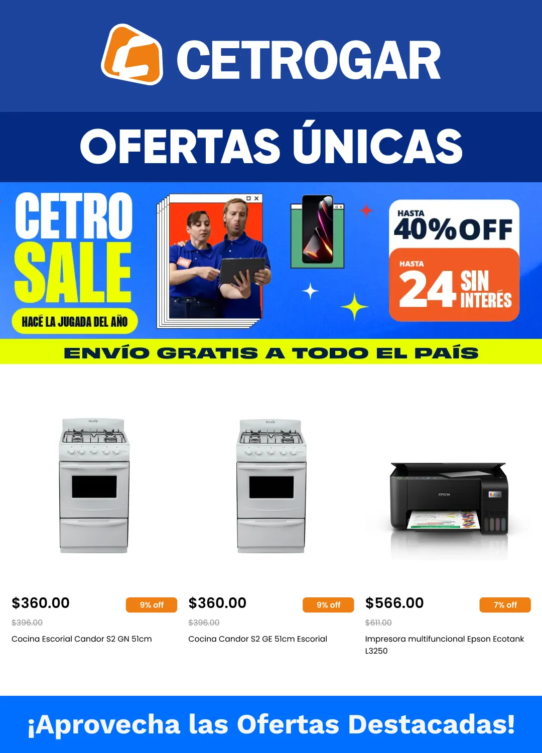Ofertas de Cetrogar Ofertas 22 de junio al 11 de julio 2026 - Página 1 del catálogo