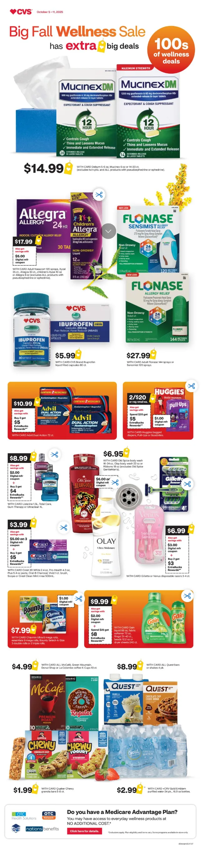 Weekly ad CVS Health Sales from October 5 to October 12 2025 - Page 1
