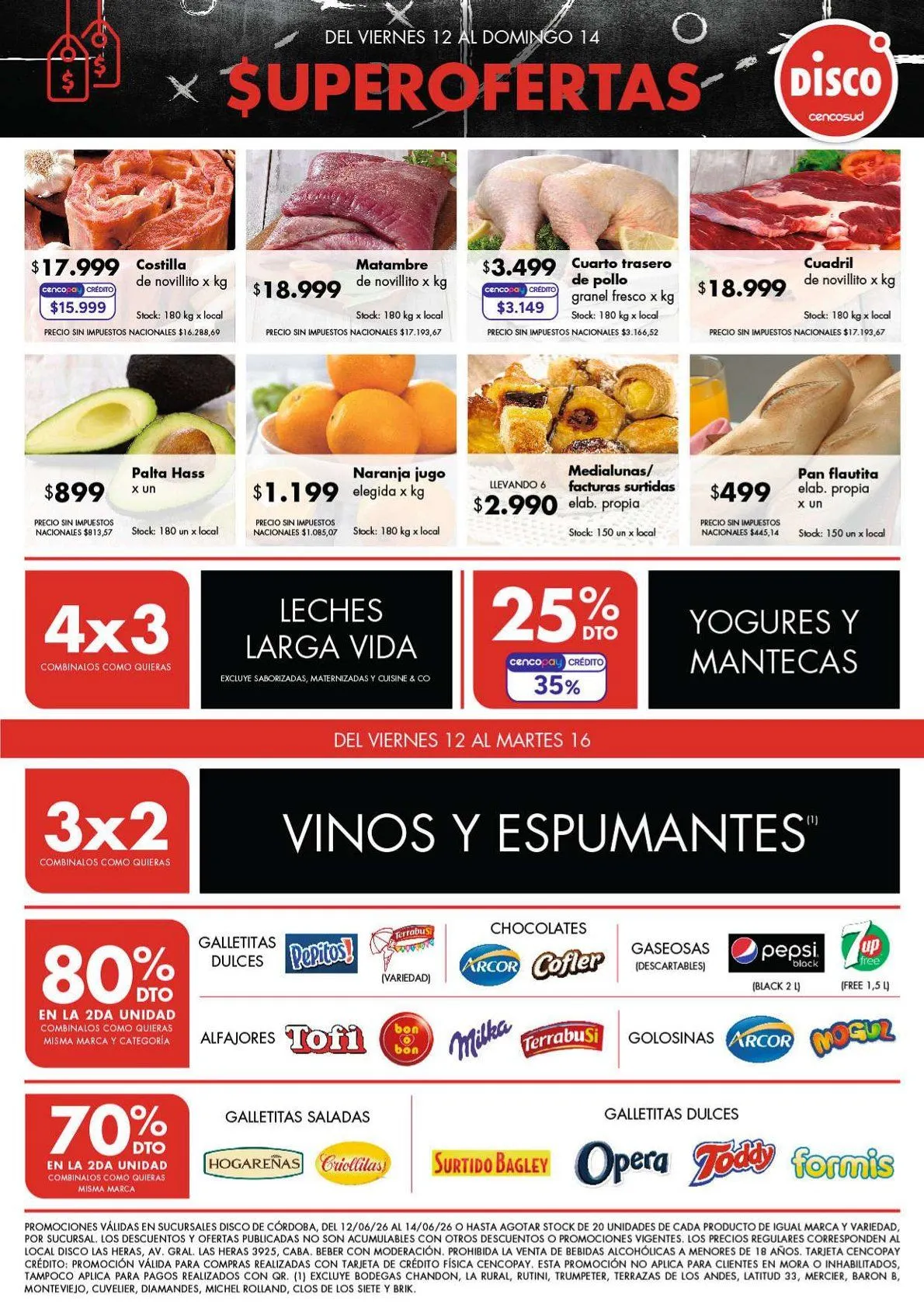 Ofertas de Ofertas Disco 12 de junio al 14 de junio 2026 - Página 1 del catálogo