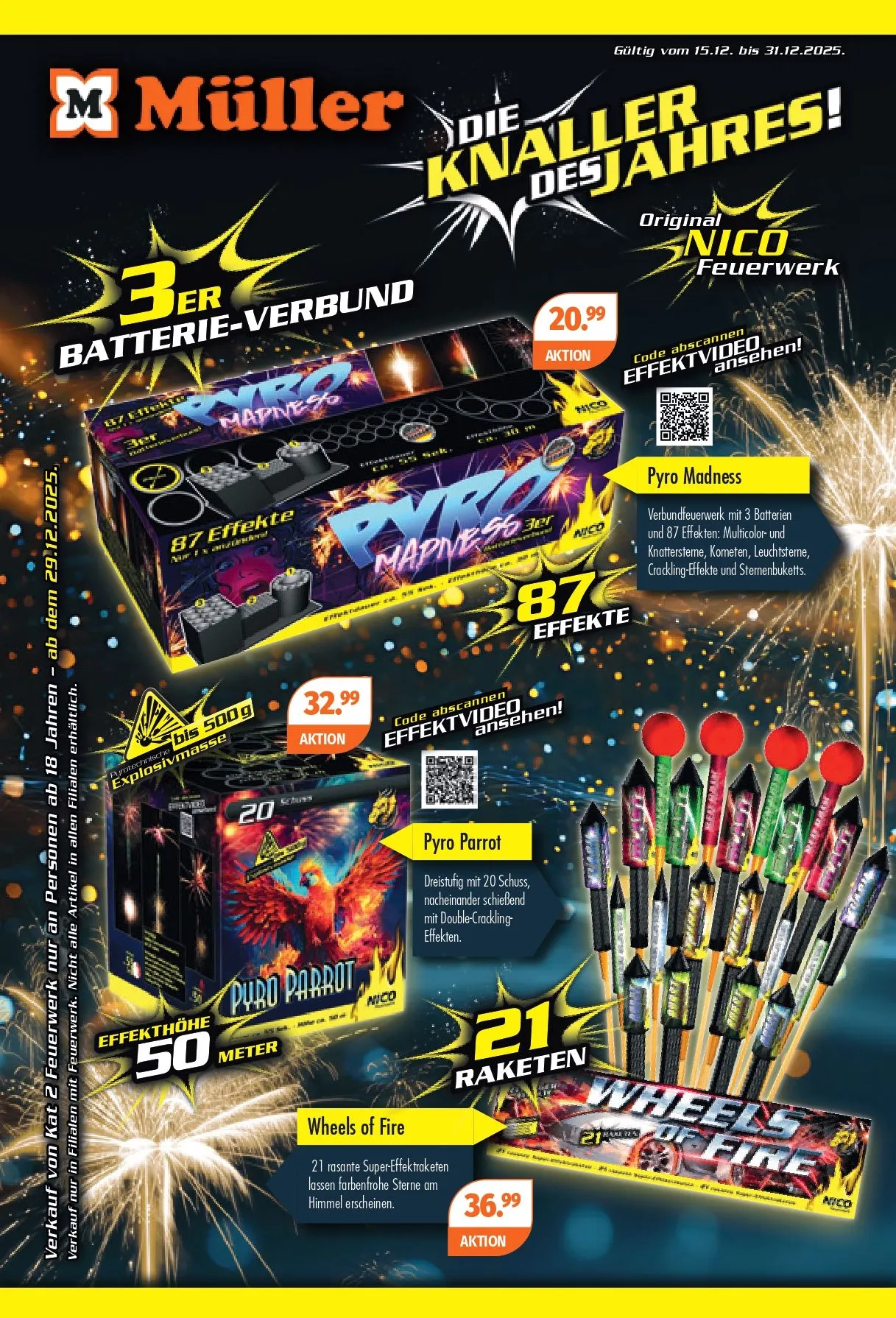 Müller Angebote von 15. Dezember bis 31. Dezember 2025 - Prospekt seite 1