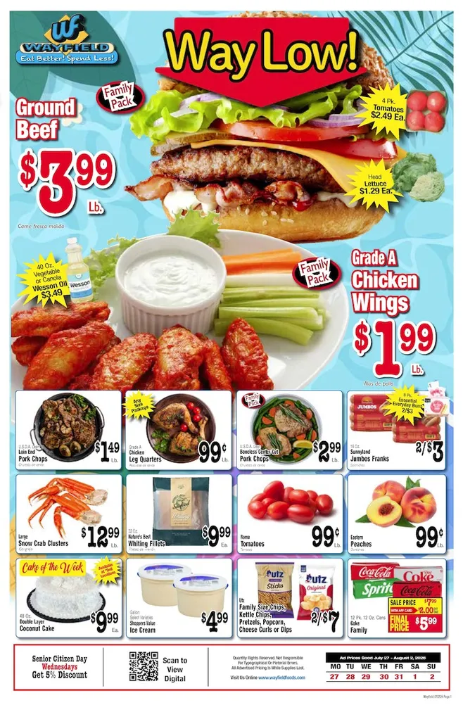 Weekly ad  Wayfield Sales from July 27 to August 2 2026 - Page 1