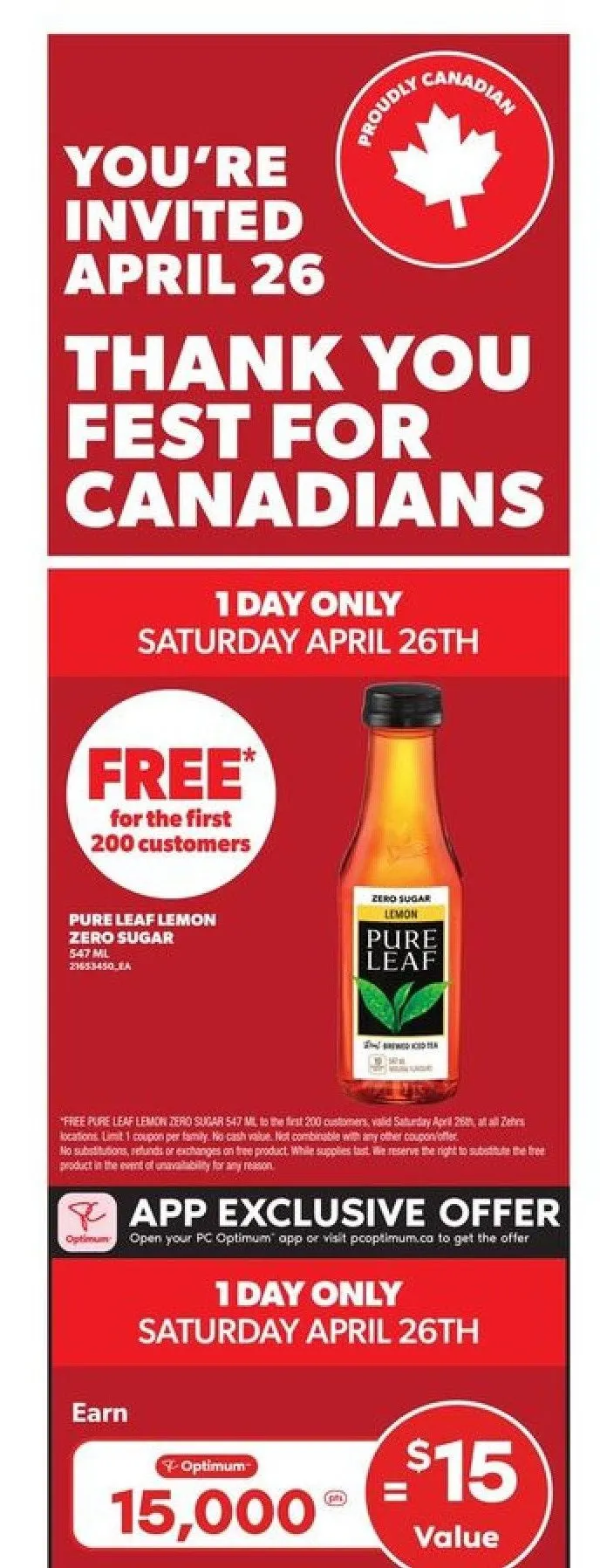 Zehrs Sales from April 24 to April 30 2025 - flyer page 1