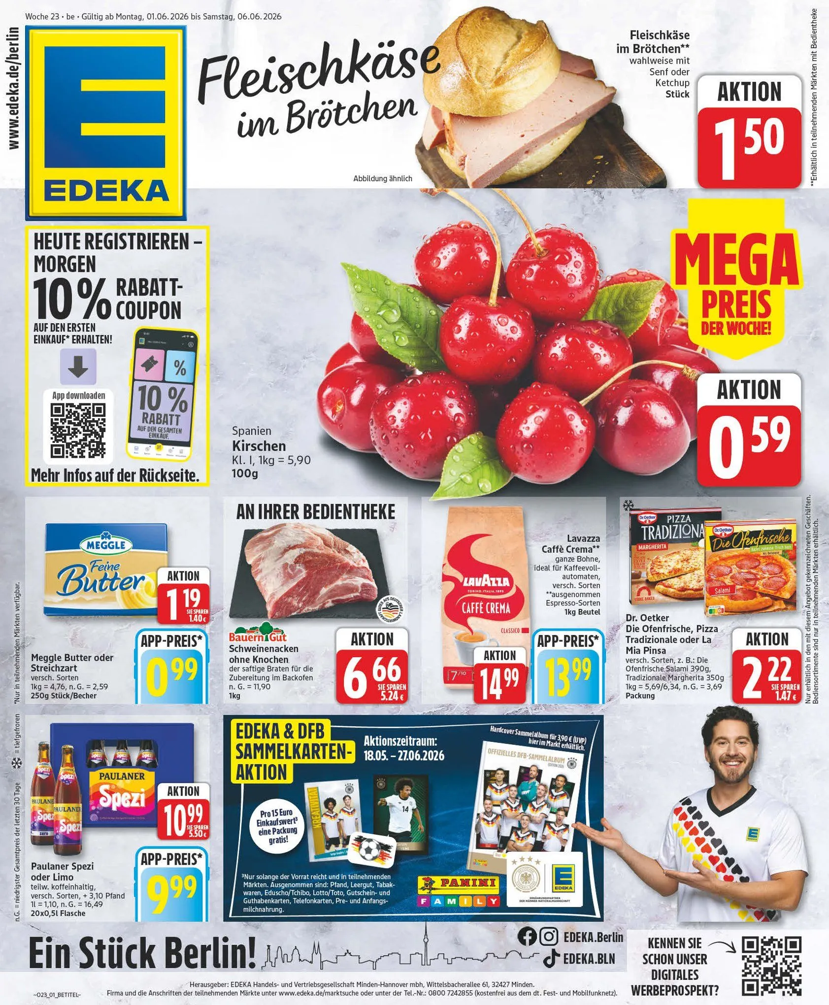 Edeka Angebote von 1. Juni bis 6. Juni 2026 - Prospekt seite 1