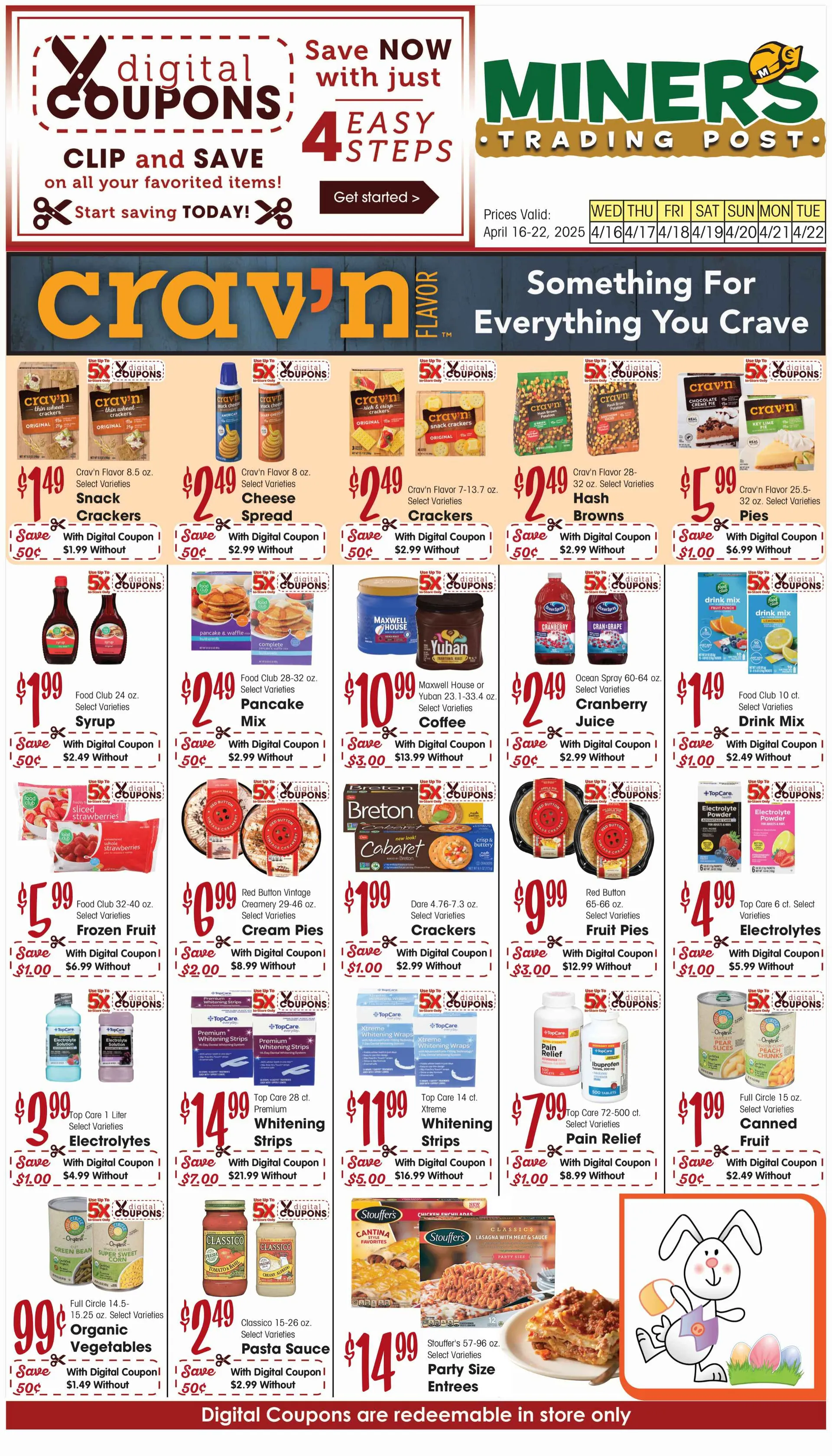 Weekly ad Miner’s County Market Deals from April 17 to April 22 2025 - Page 