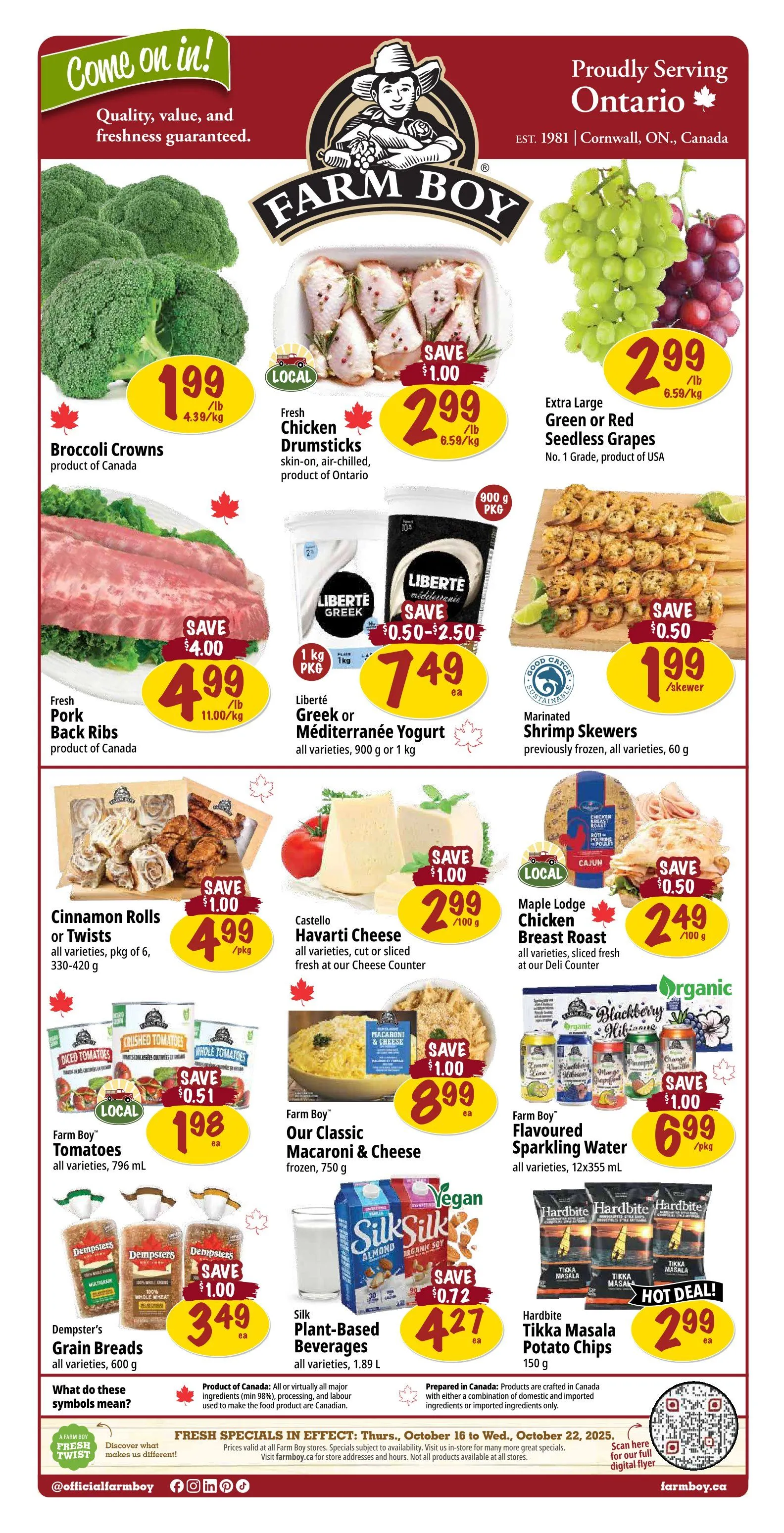 Farm Boy Sales from October 16 to October 22 2025 - flyer page 