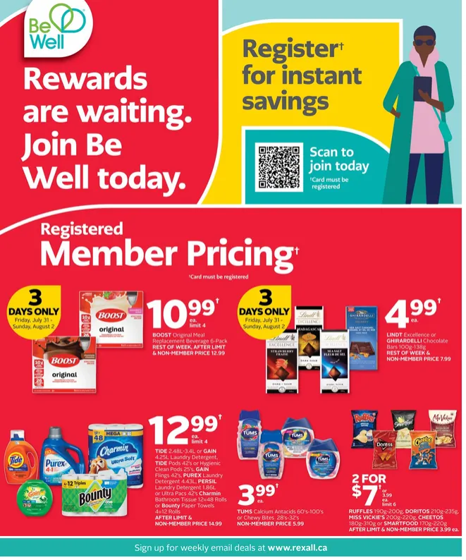 Rexall Sales from July 31 to August 13 2026 - flyer page 