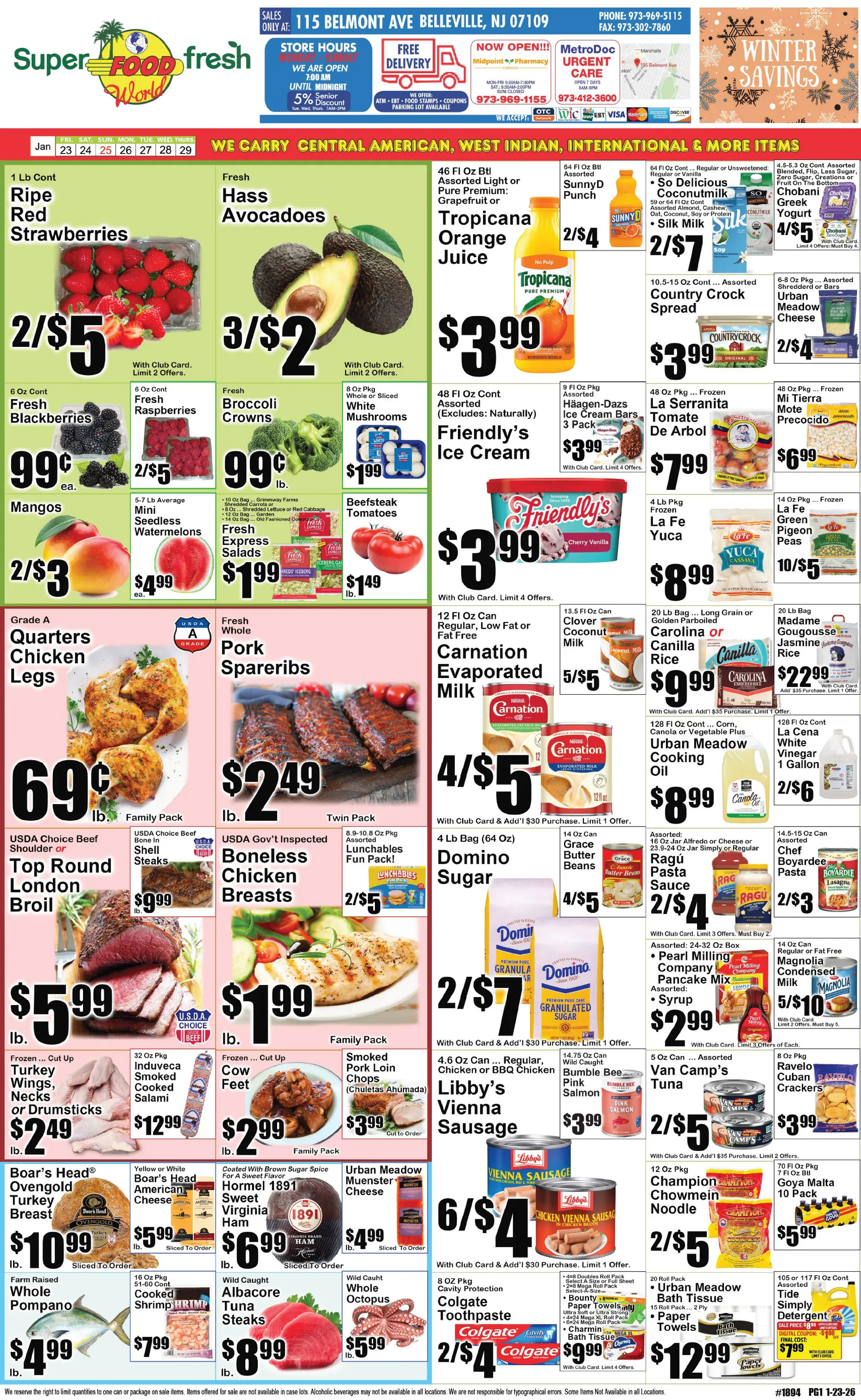 Weekly promotion SuperFresh Sales spanning from January 23 to January 29 2026 - Page  for Catalogue 365