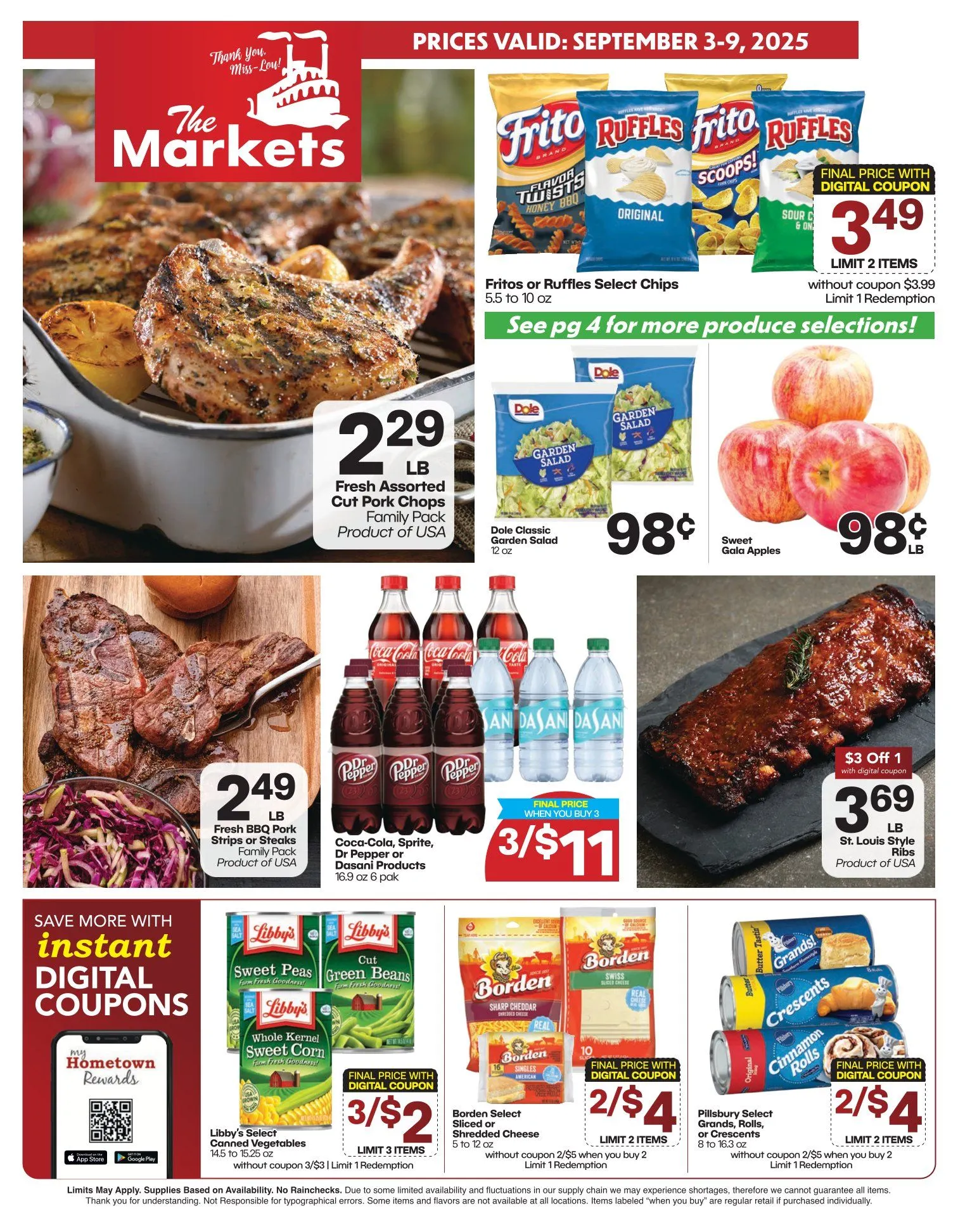 Weekly ad The Markets Sales from September 3 to September 9 2025 - Page 1