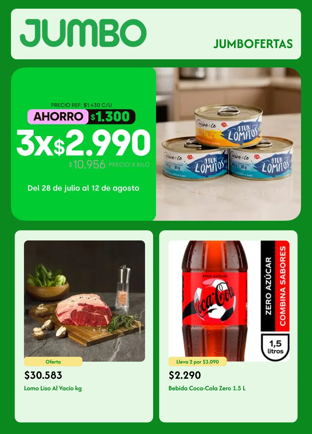Catálogo de Jumbo Ofertas 28 de julio al 11 de agosto 2026 - Página 1