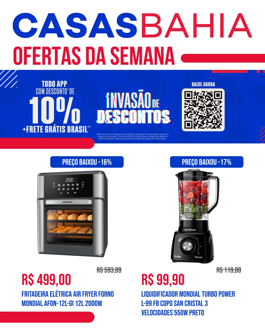 Encarte de  Casas Bahia 21 de abril até 10 de maio 2026 - Pagina 1