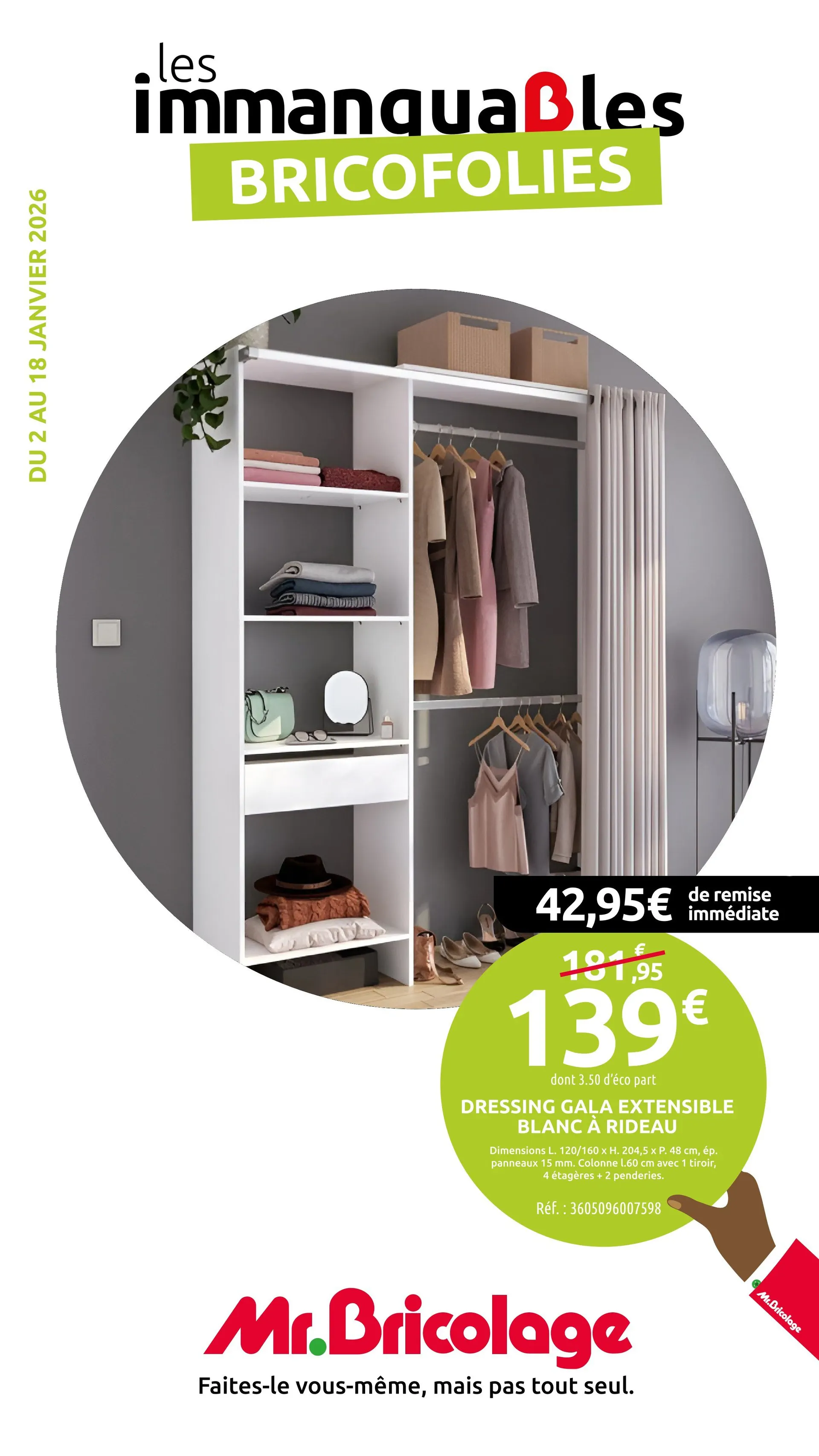  Catalogues Mr. Bricolage du 2 janvier au 18 janvier 2026 - Catalogue page 