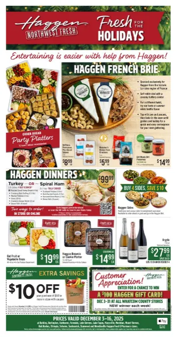 Weekly ad Haggen Sales from December 3 to December 16 2025 - Page 