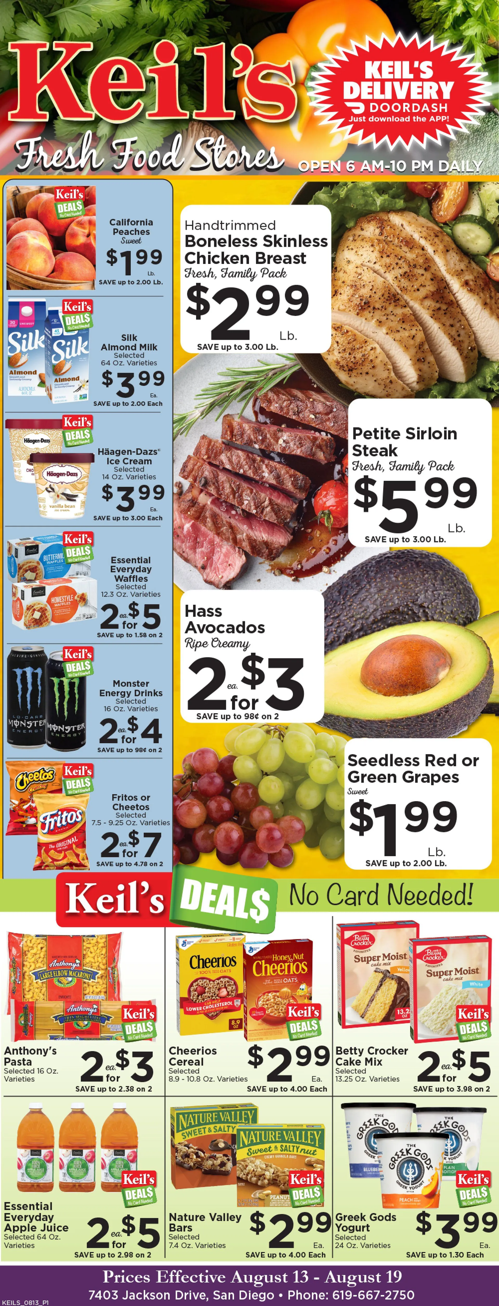 Weekly ad Keil's Fresh Food Stores Sales from August 13 to August 19 2025 - Page 