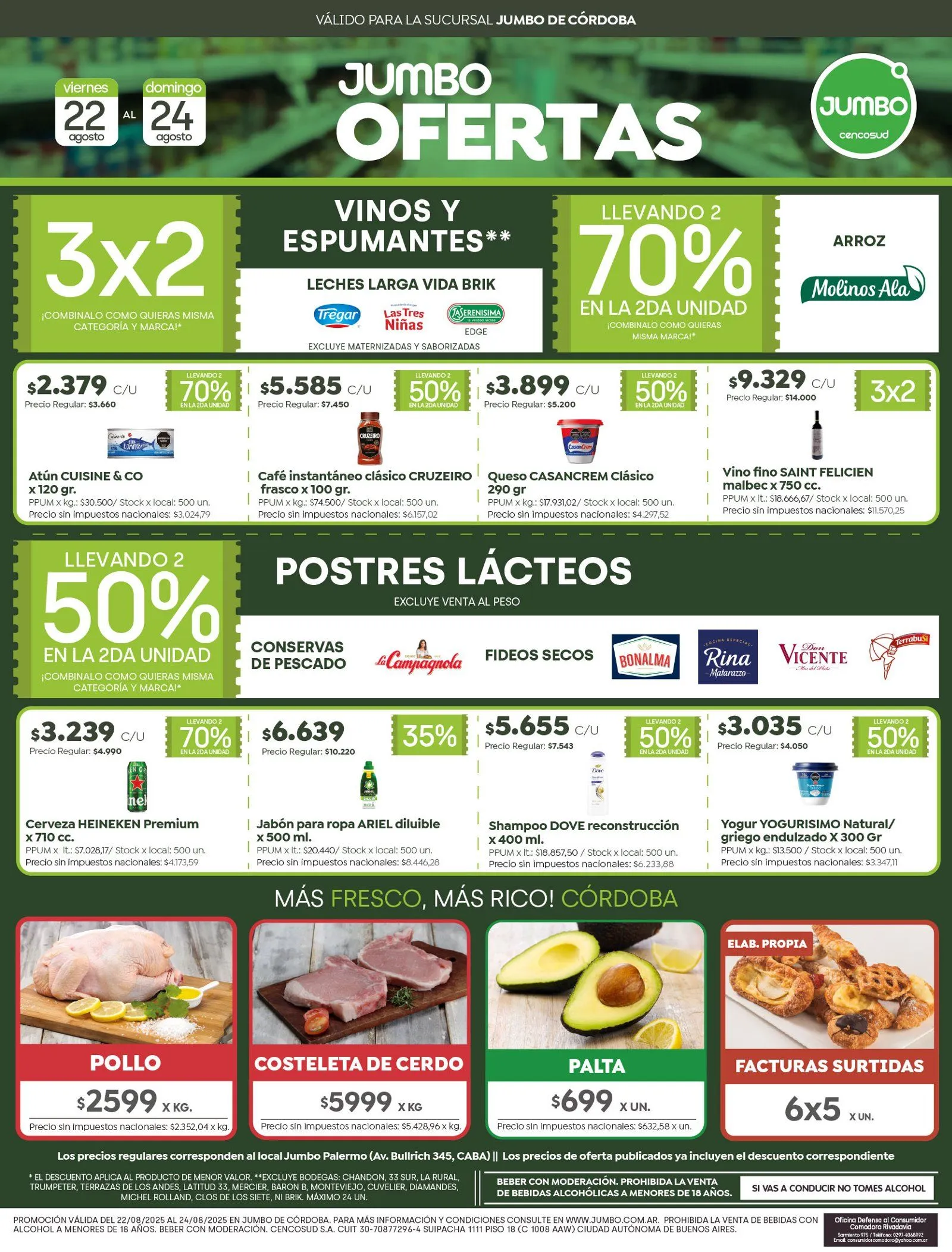 Ofertas de Jumbo Ofertas 22 de agosto al 24 de agosto 2025 - Página 1 del catálogo