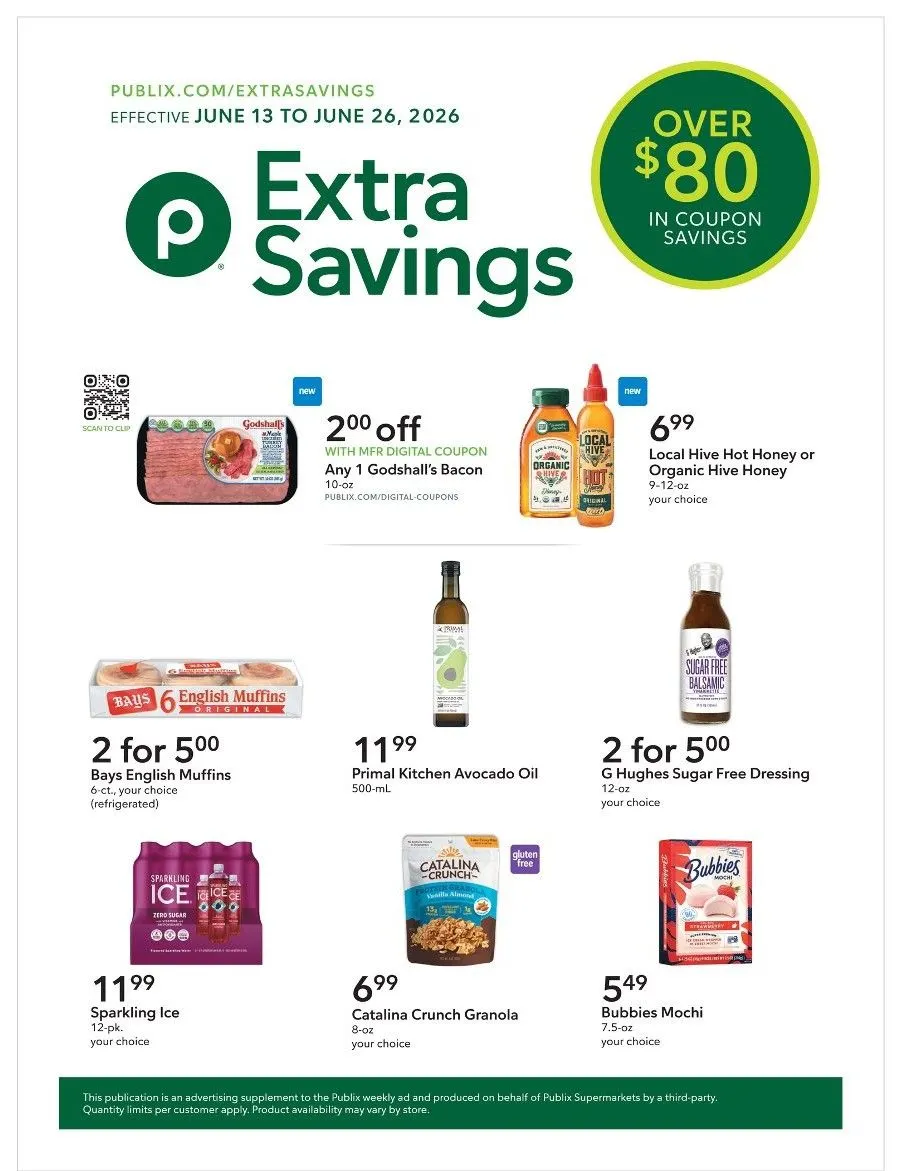 Publix Sales - June 13 June 26 2026