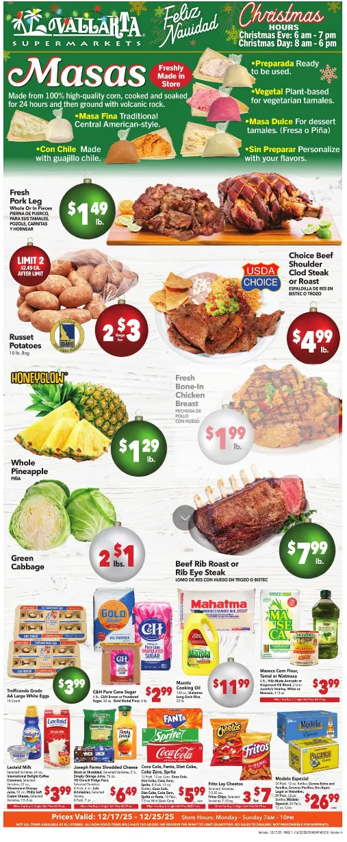 Weekly ad Vallarta Sales from December 17 to December 26 2025 - Page 1