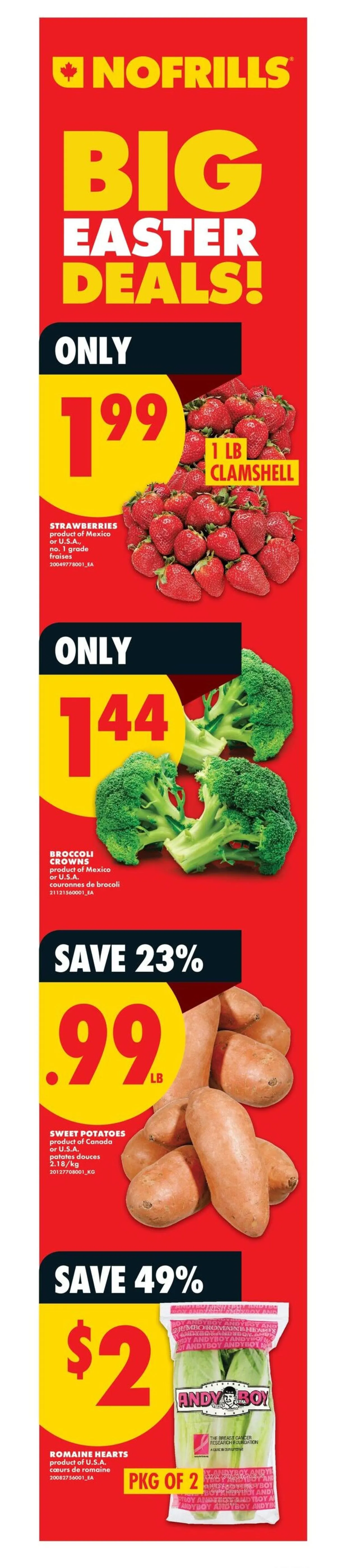 No Frills Sales from April 2 to April 8 2026 - flyer page