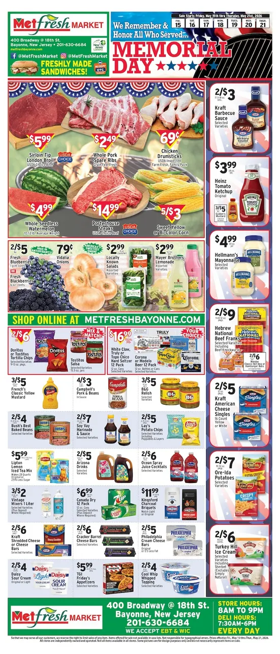 Weekly ad Met Foodmarkets Sales from May 15 to May 21 2026 - Page 1