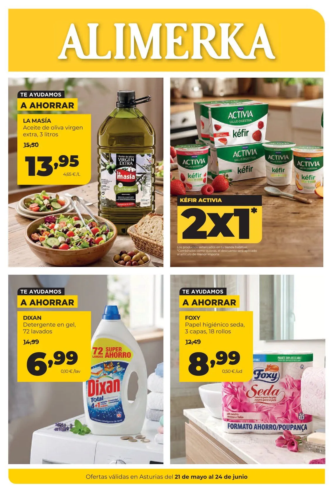 Catálogo de  Alimerka Ofertas 18 de mayo al 24 de mayo 2026 - Página 1