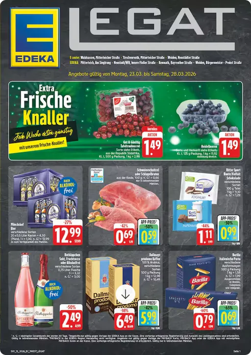 Edeka Prospekte  von 23. März bis 28. März 2026 - Prospekt seite 1