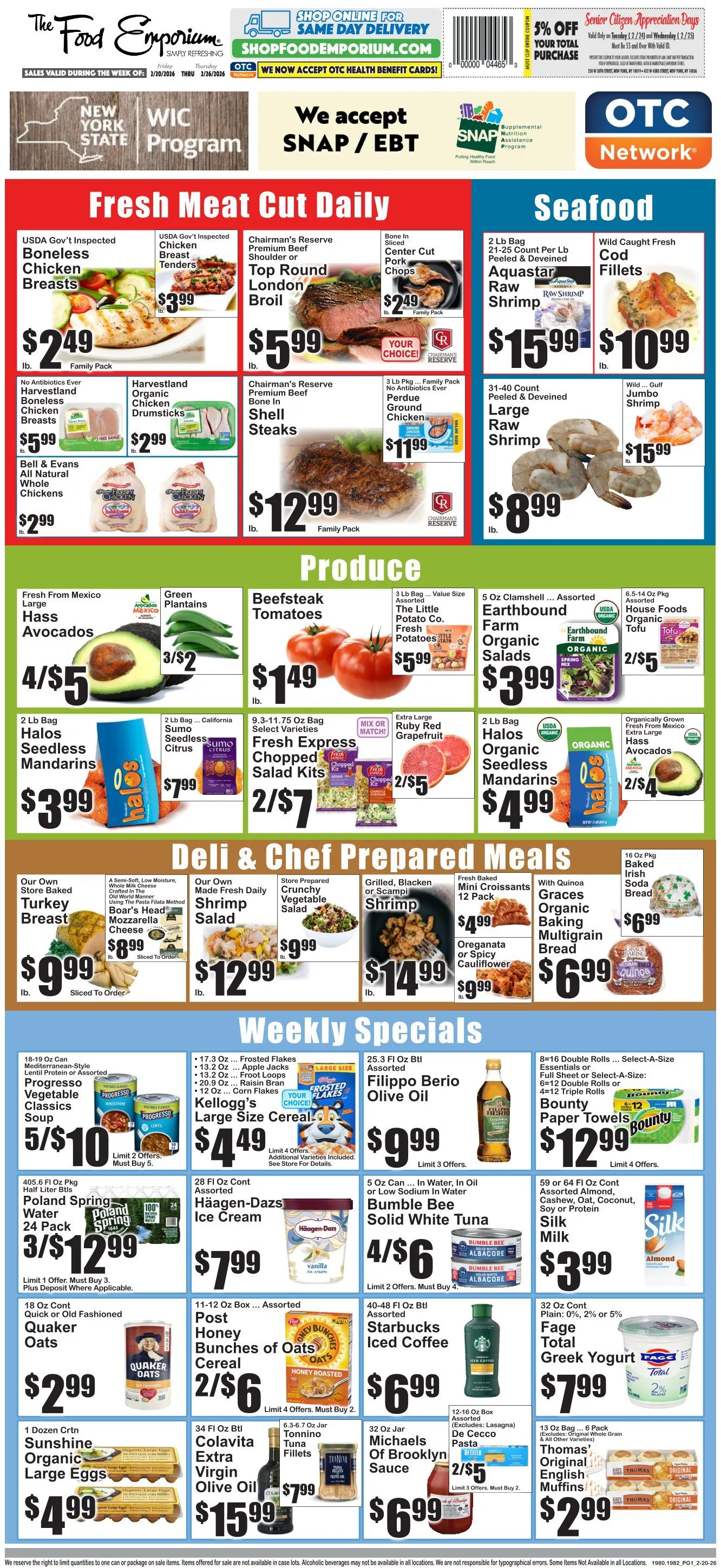 Weekly ad  The Food Emporium  Sales from February 20 to February 25 2026 - Page 