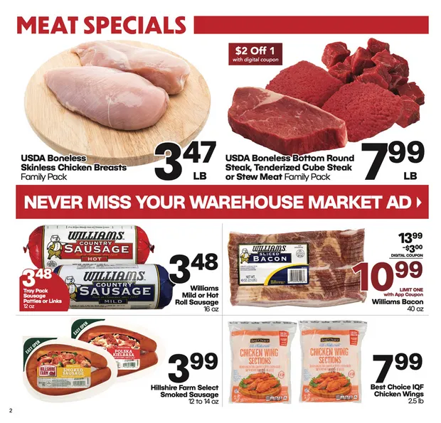 Weekly ad Warehouse Market Sales from October 8 to October 14 2025 - Page 