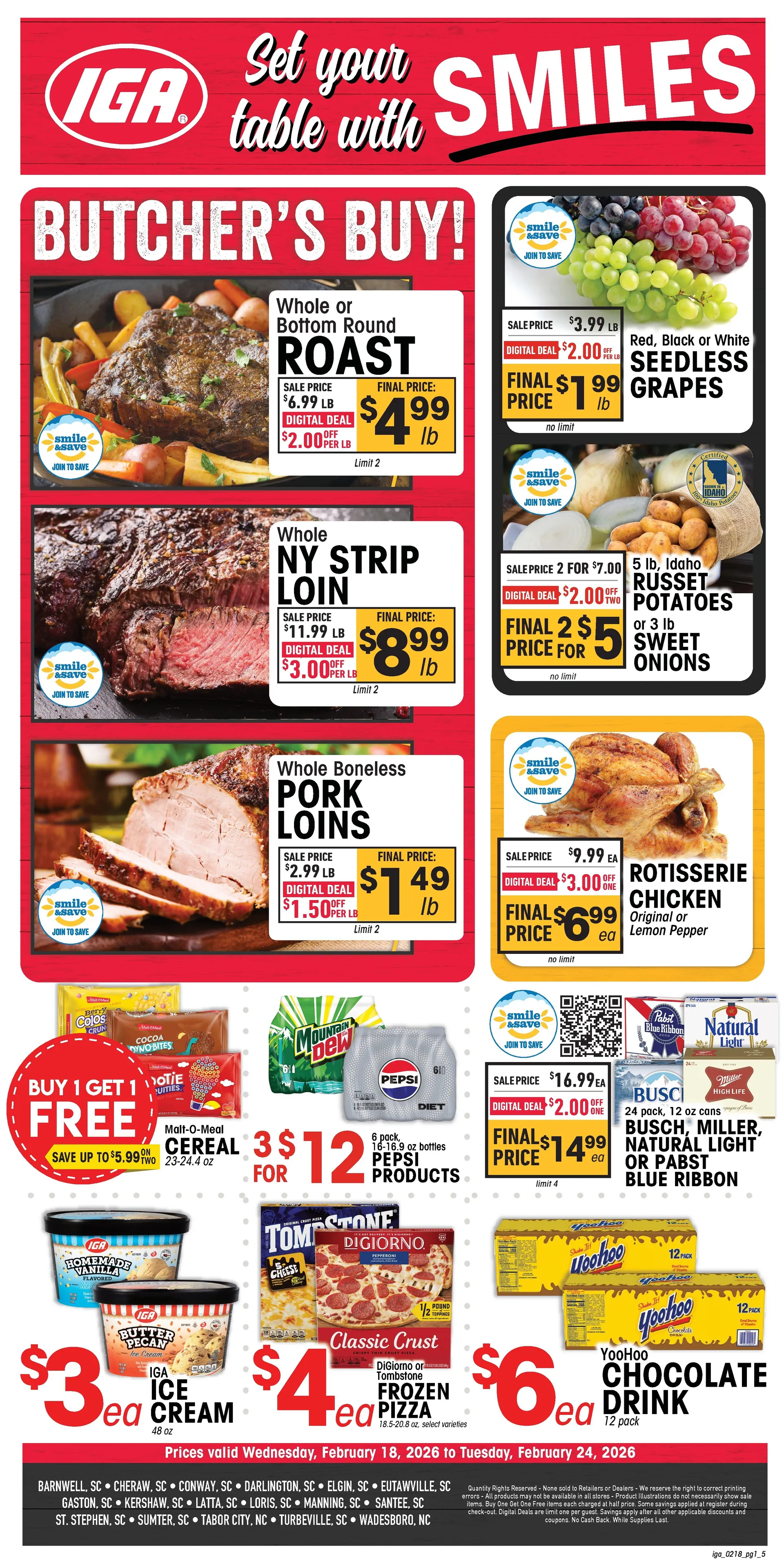 Weekly ad IGA Sales from February 18 to February 24 2026 - Page