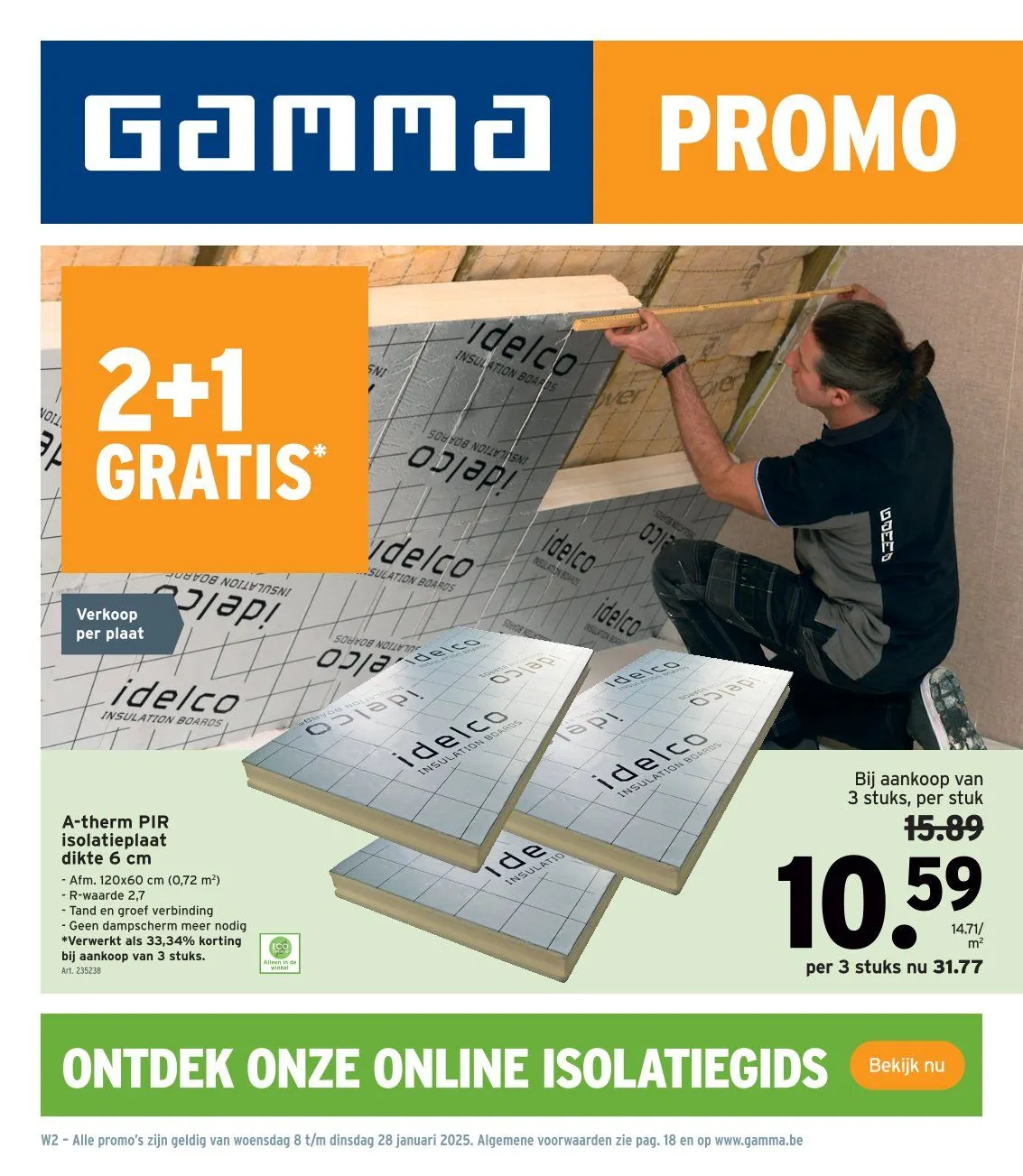 Gamma van 8 januari tot 28 januari 2025 - folder pagina 1