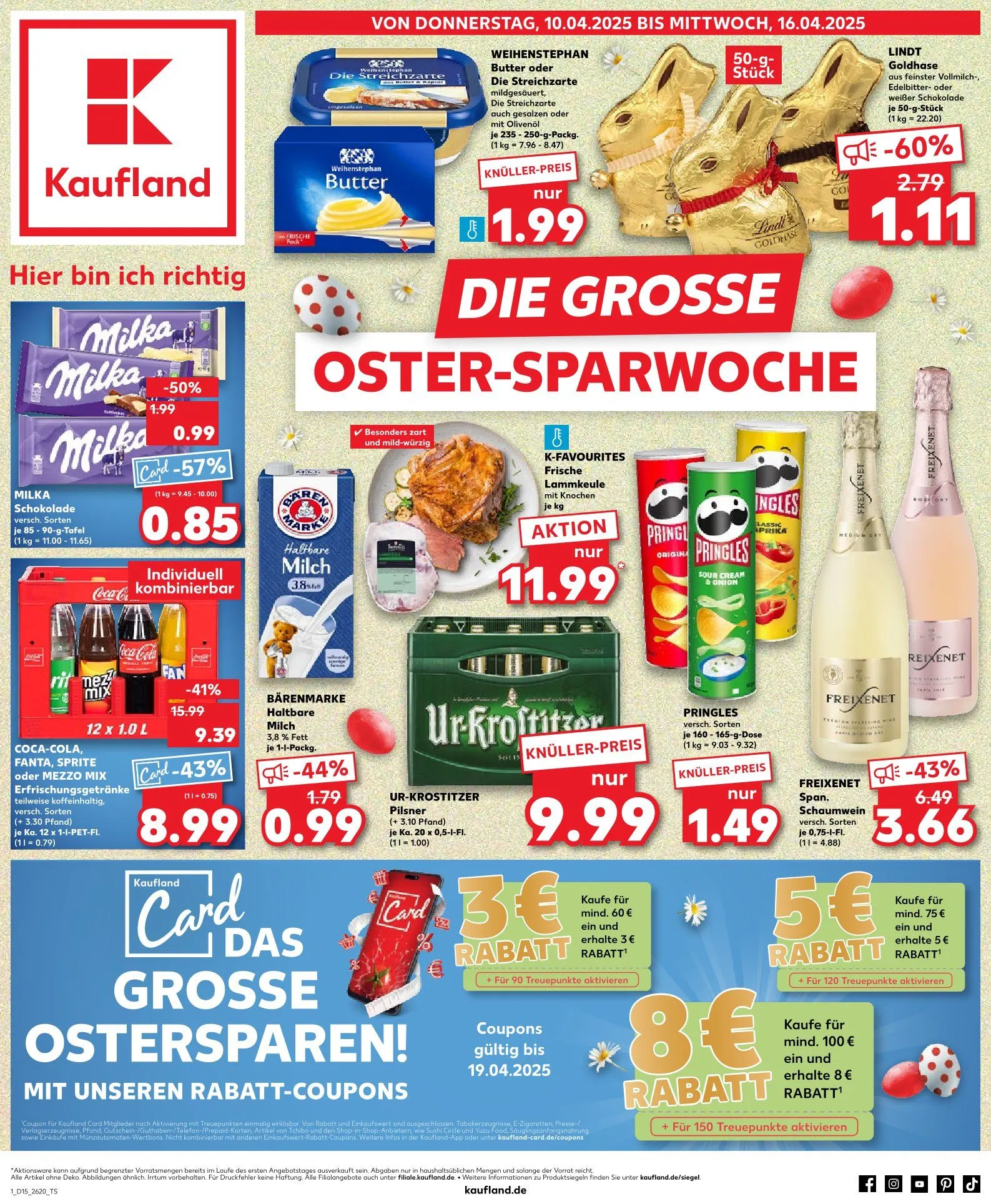 Kaufland Prospekt von 10. April bis 16. April 2025 - Prospekt seite 1