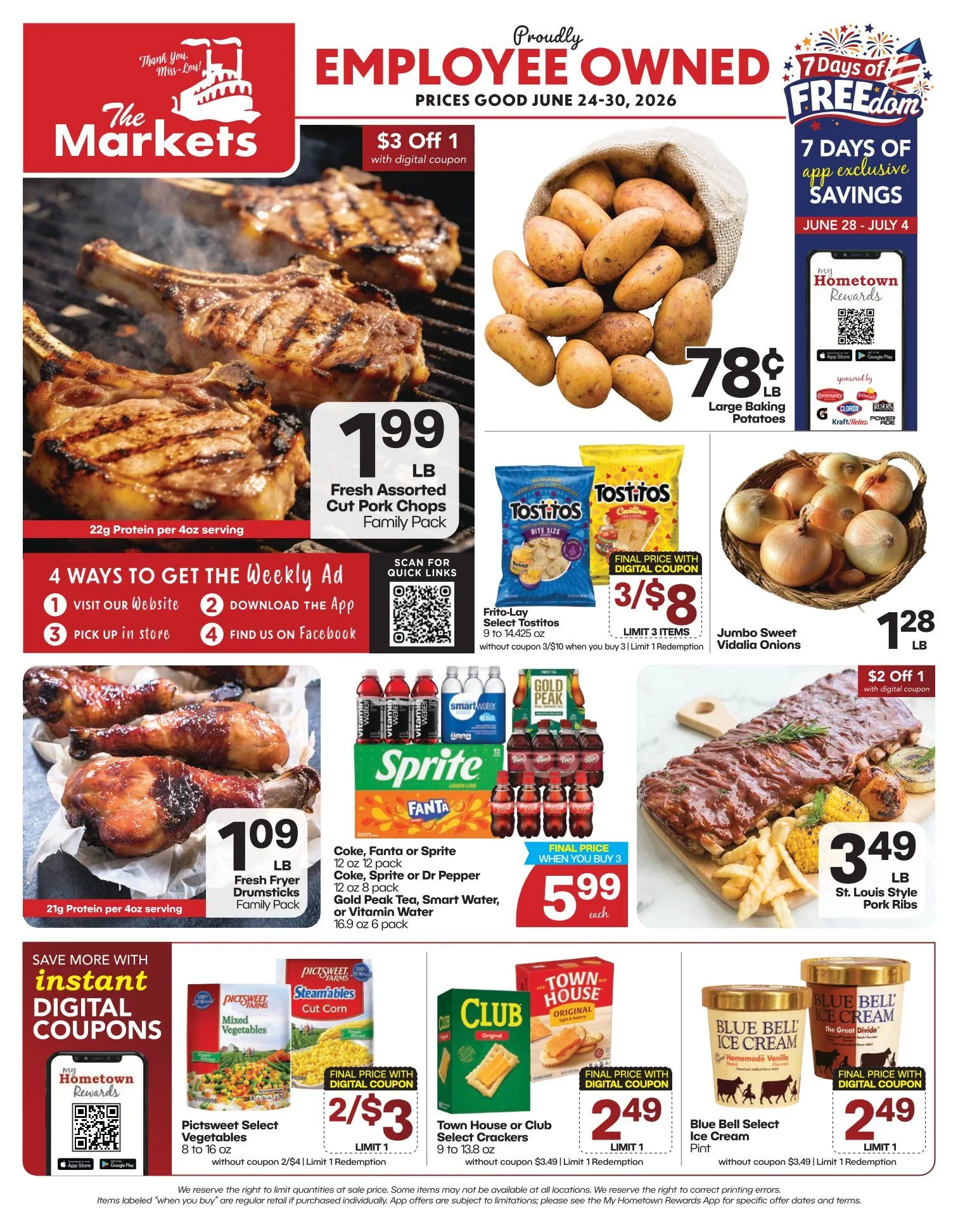 Weekly ad The Markets Sales from June 24 to June 30 2026 - Page 1