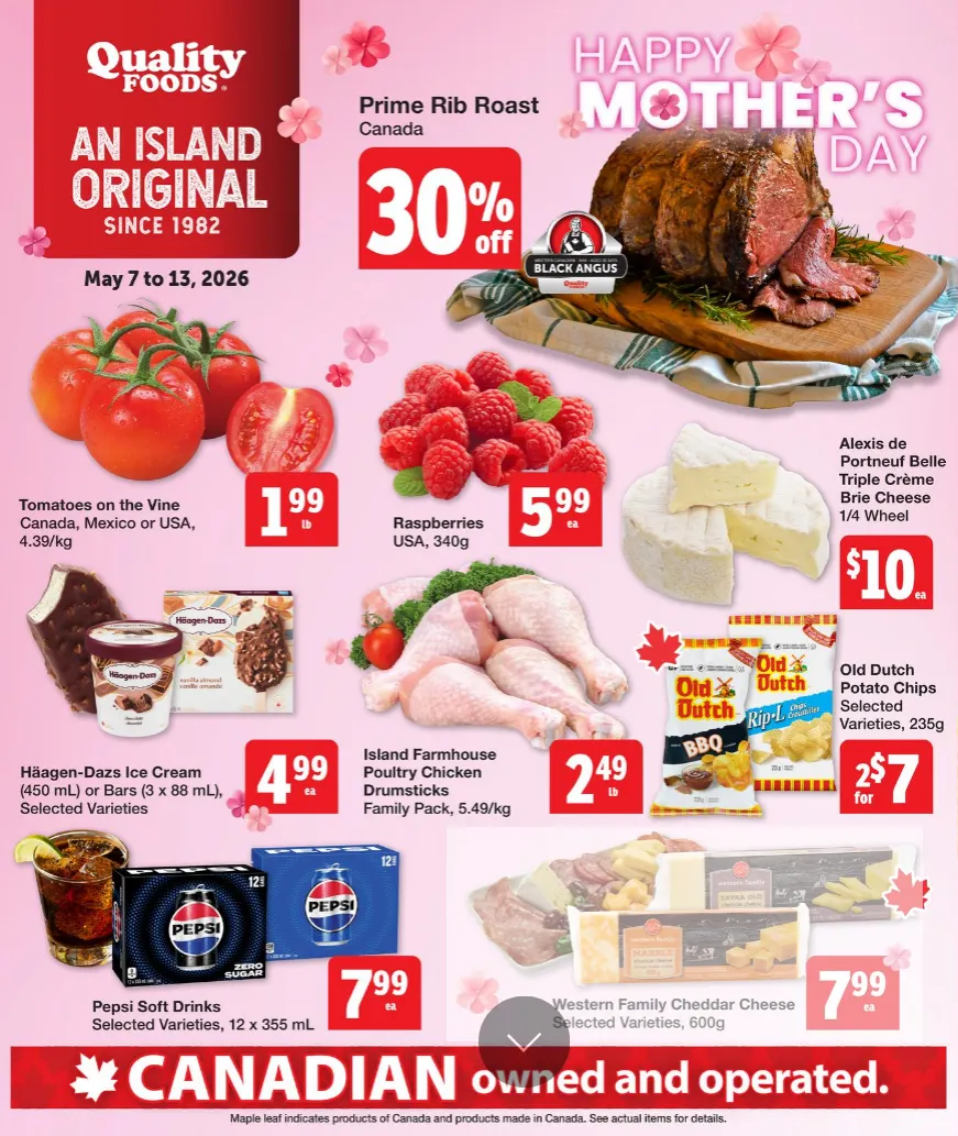 Quality Foods Sales from May 7 to May 13 2026 - flyer page 1