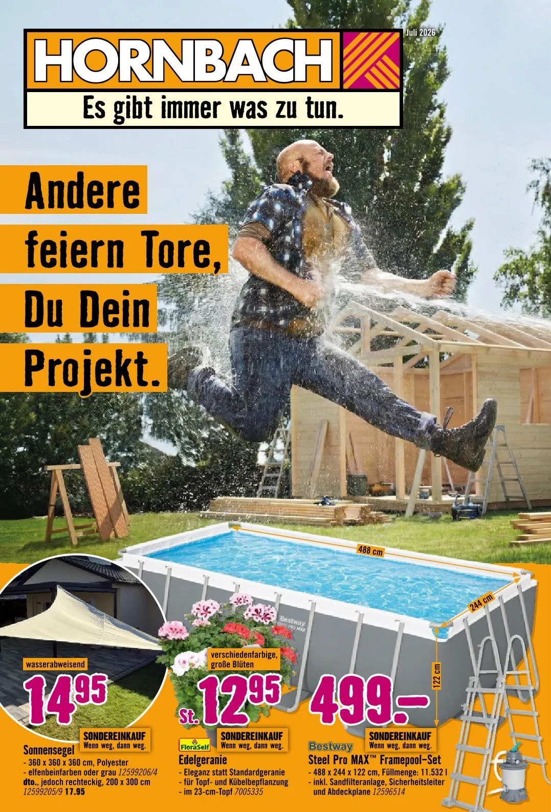 Hornbach Prospekte von 1. Juli bis 31. Juli 2026 - Prospekt seite 