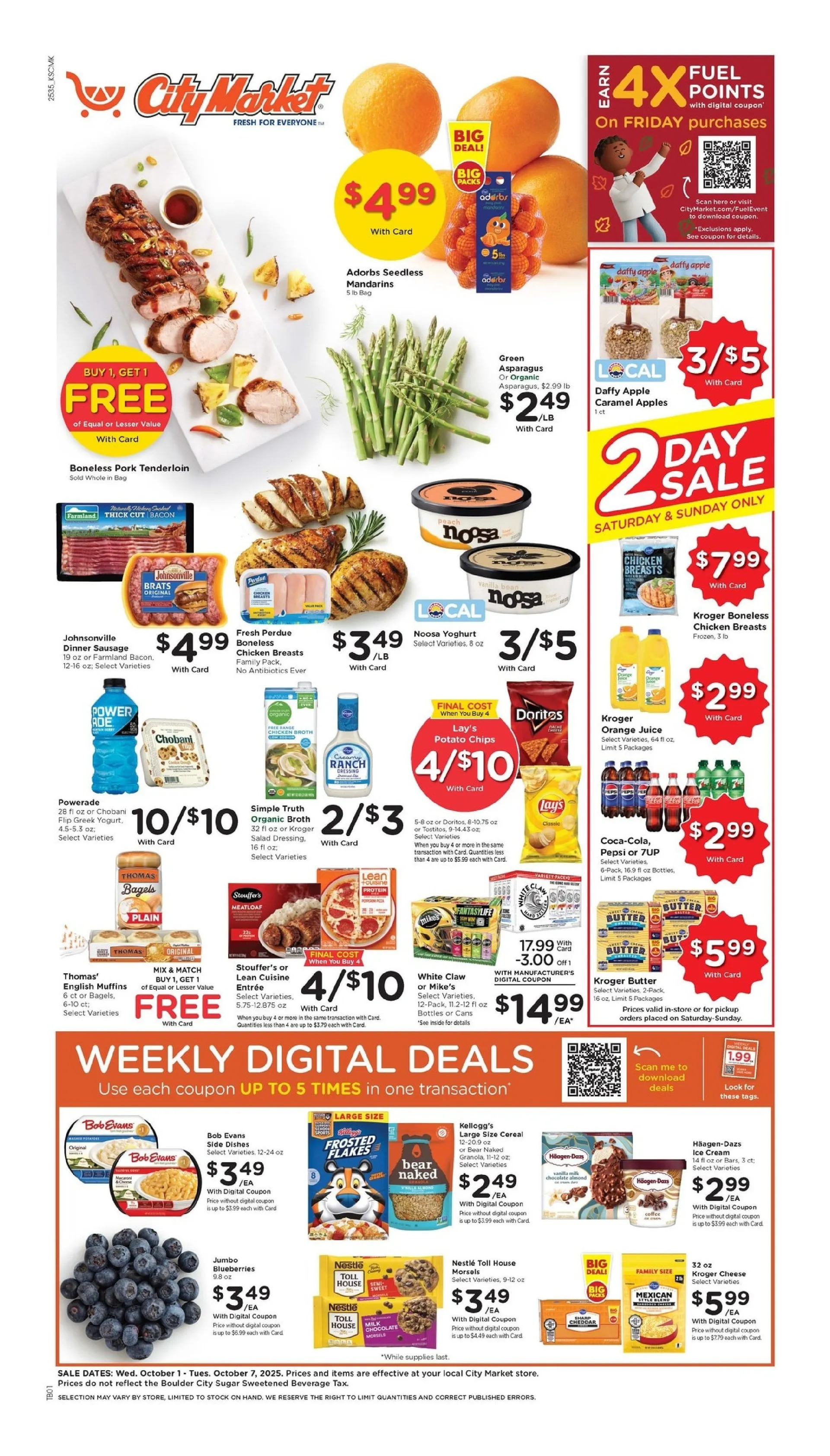 Weekly ad City Market Sales from October 1 to October 7 2025 - Page 1
